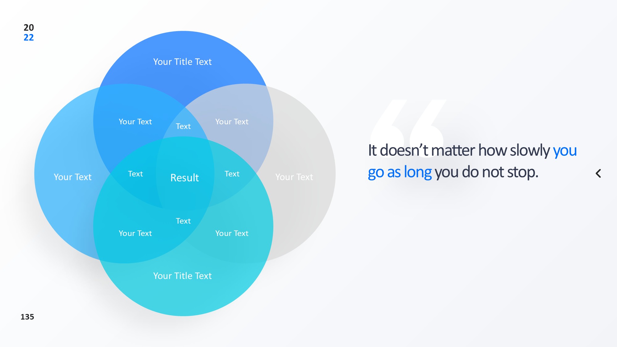 圆形循环图形信息图示PPT模板