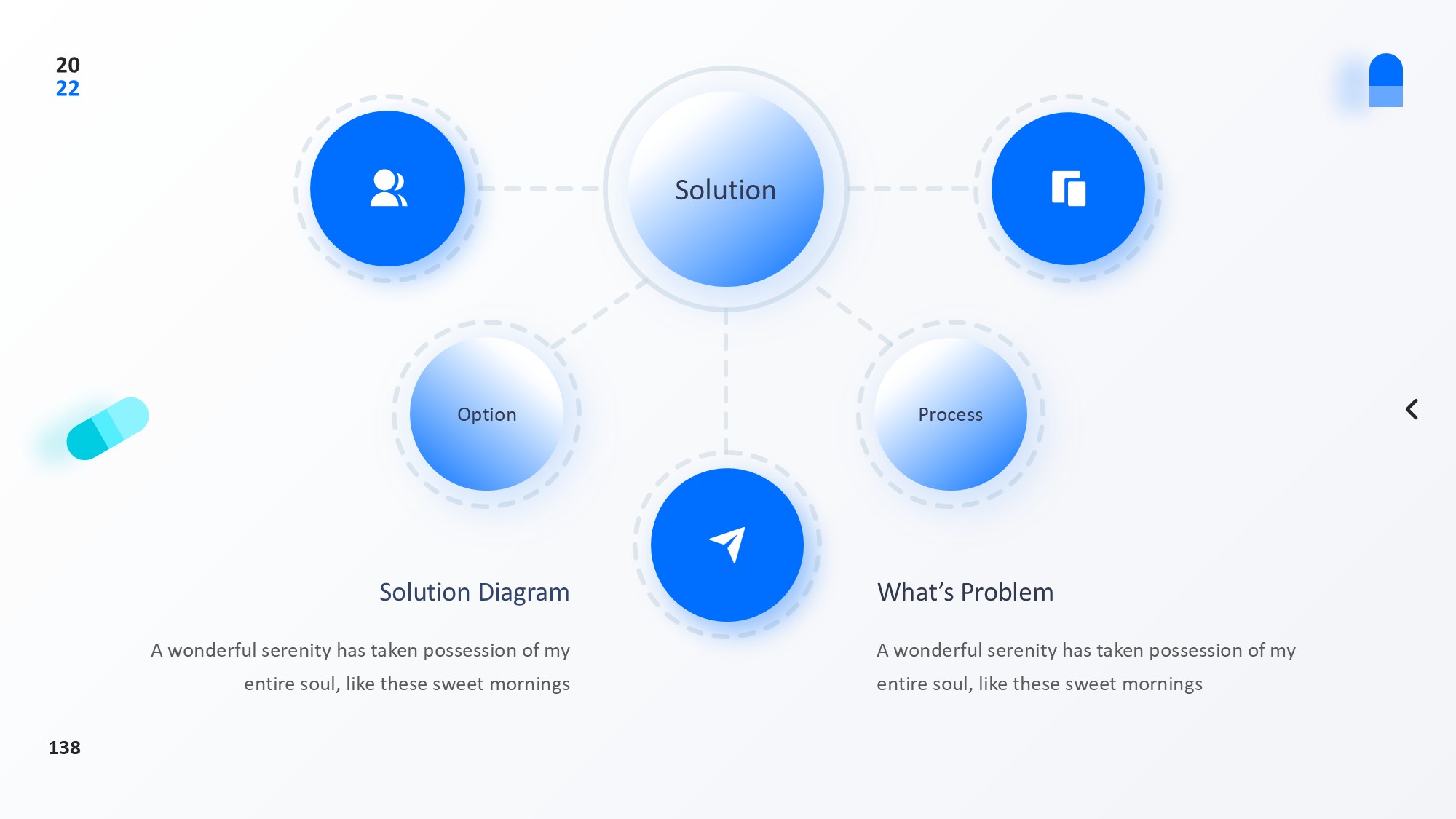 圆形循环图形信息图示PPT模板