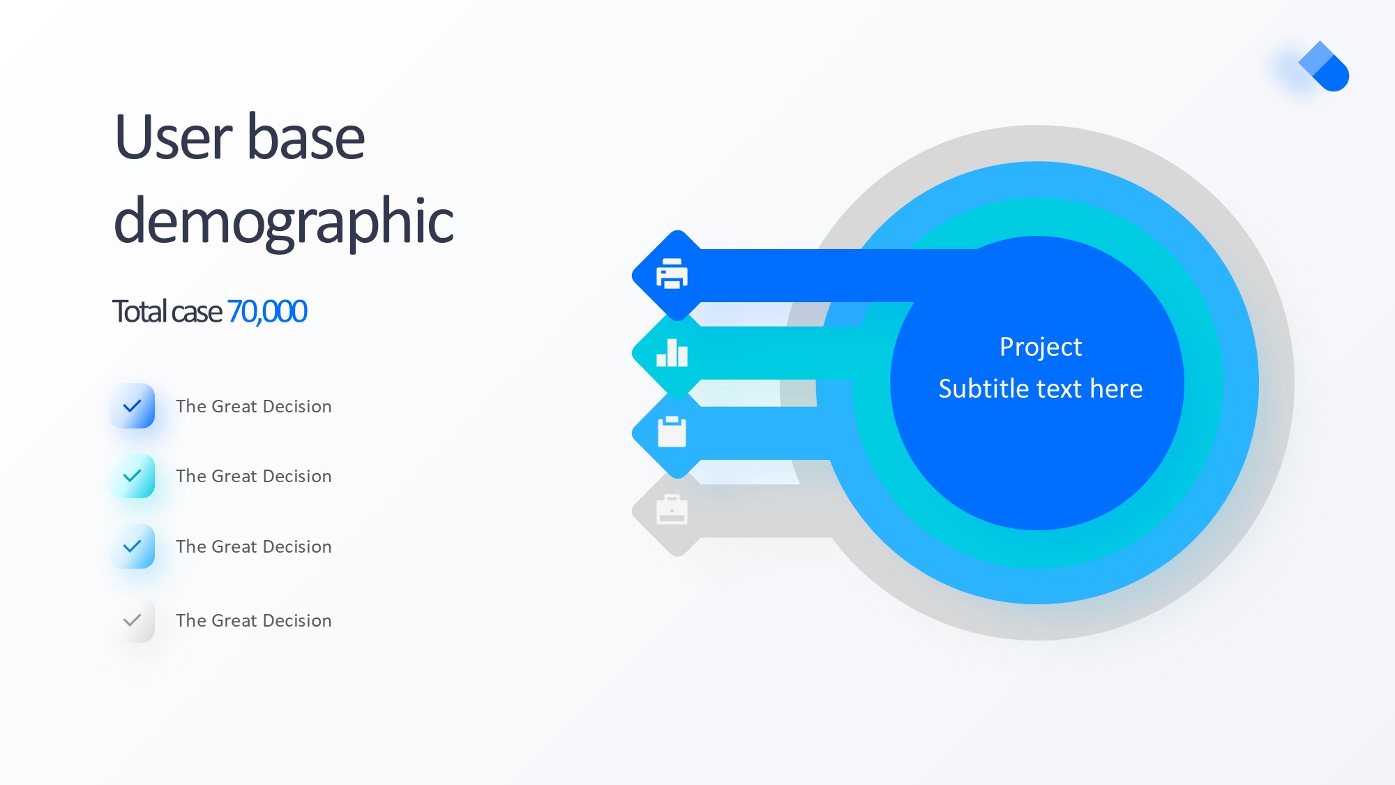 圆形循环图形信息图示PPT模板