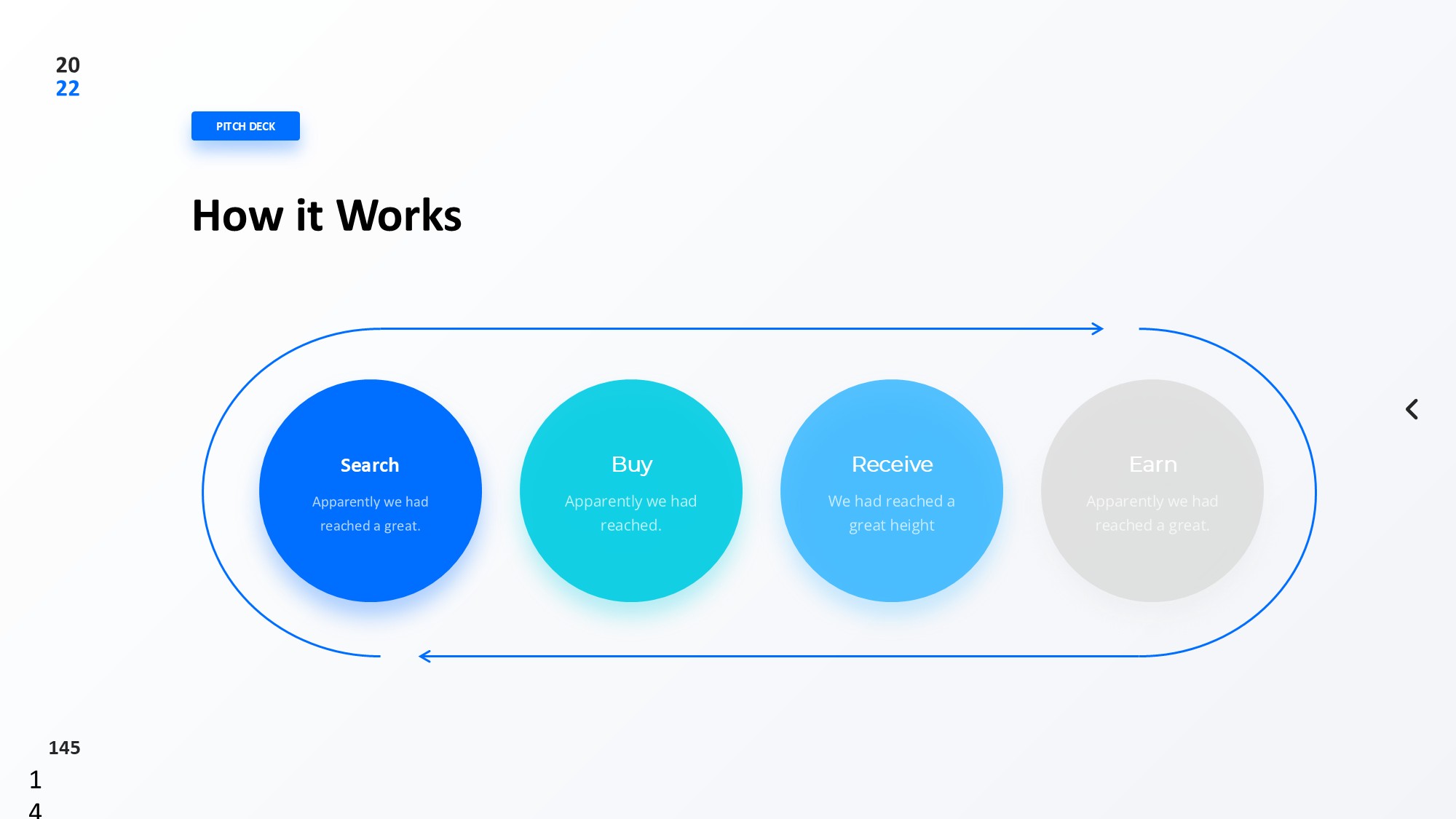 圆形循环图形信息图示PPT模板