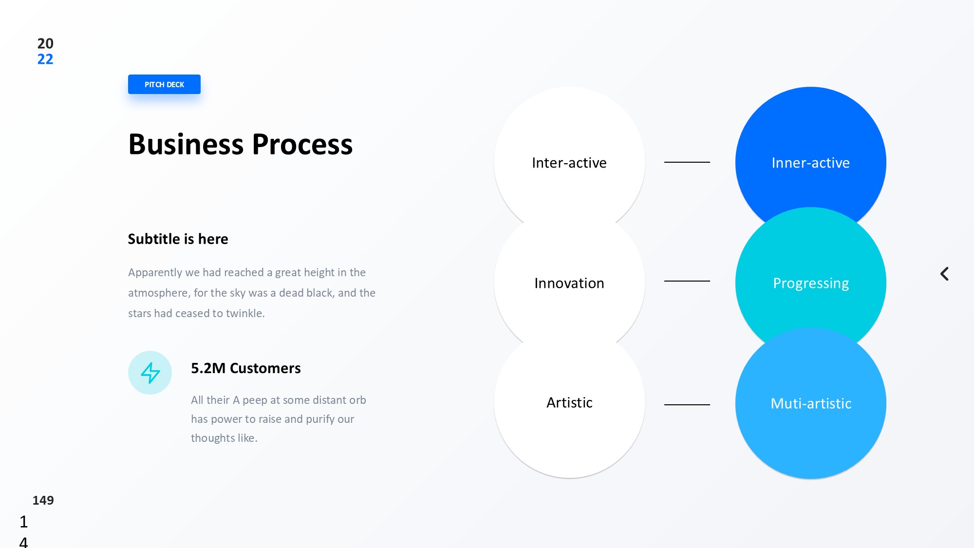 圆形循环图形信息图示PPT模板