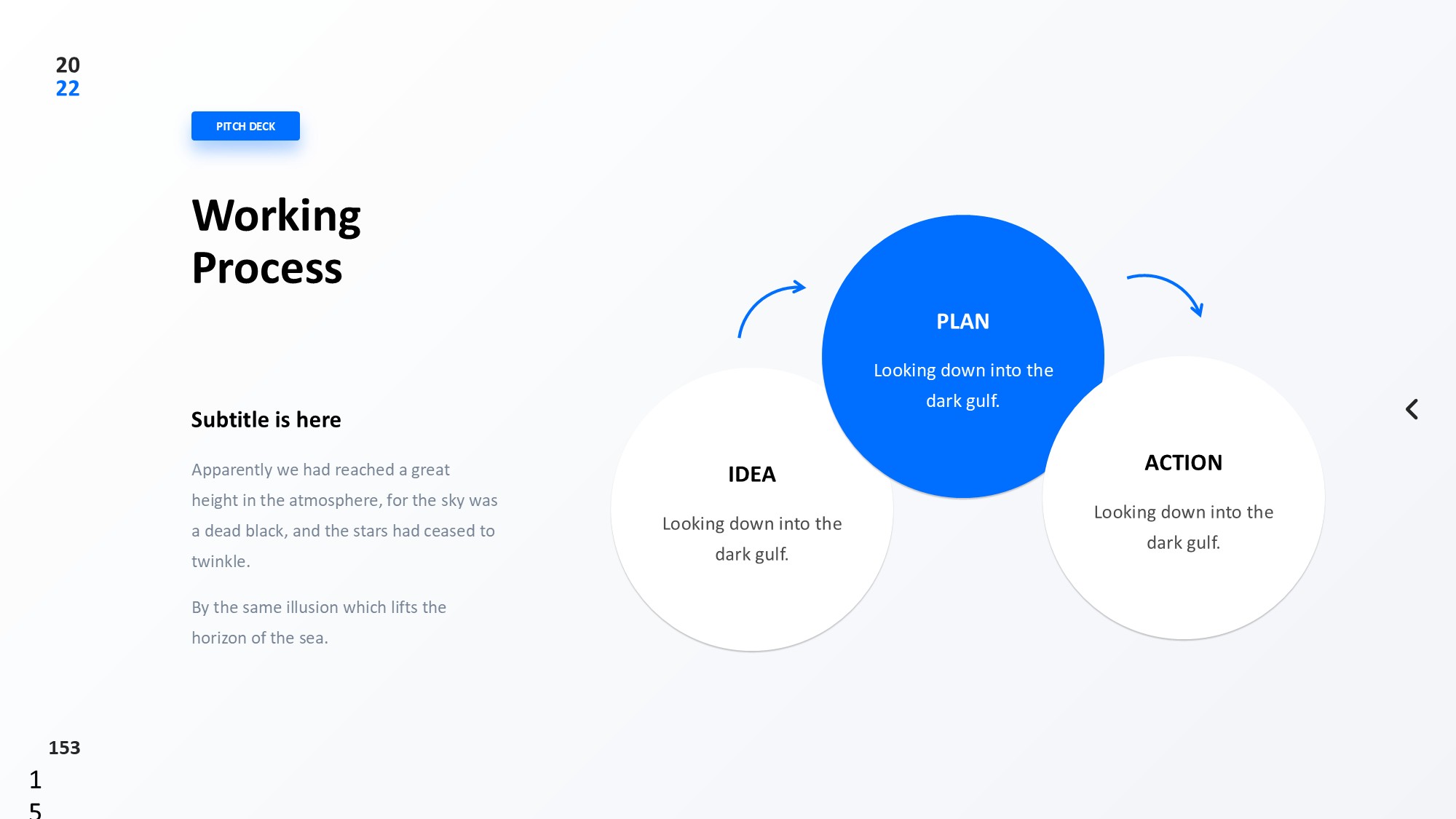 圆形循环图形信息图示PPT模板