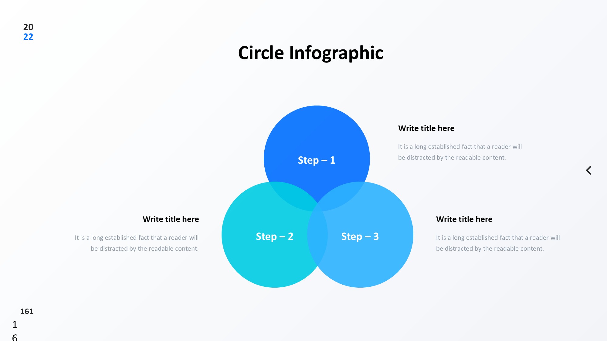 圆形循环图形信息图示PPT模板