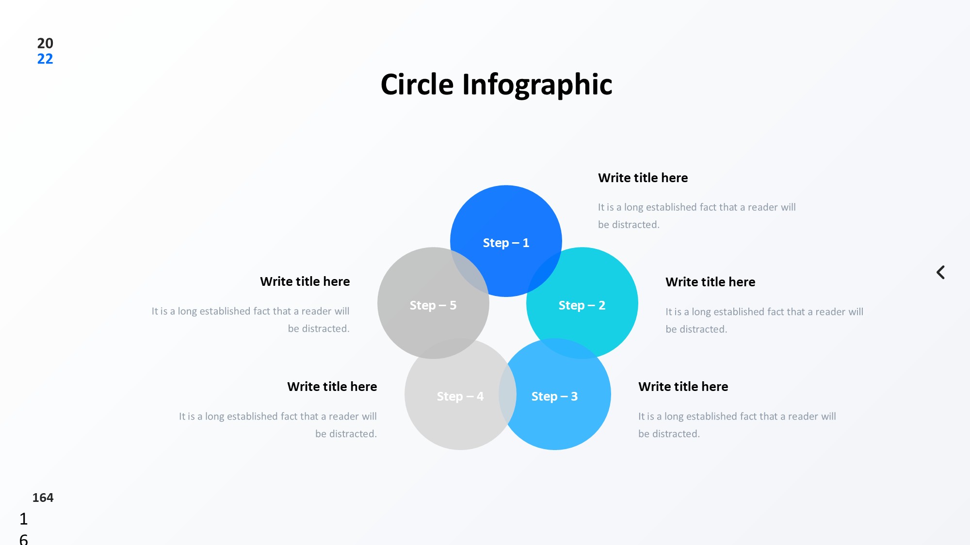 圆形循环图形信息图示PPT模板