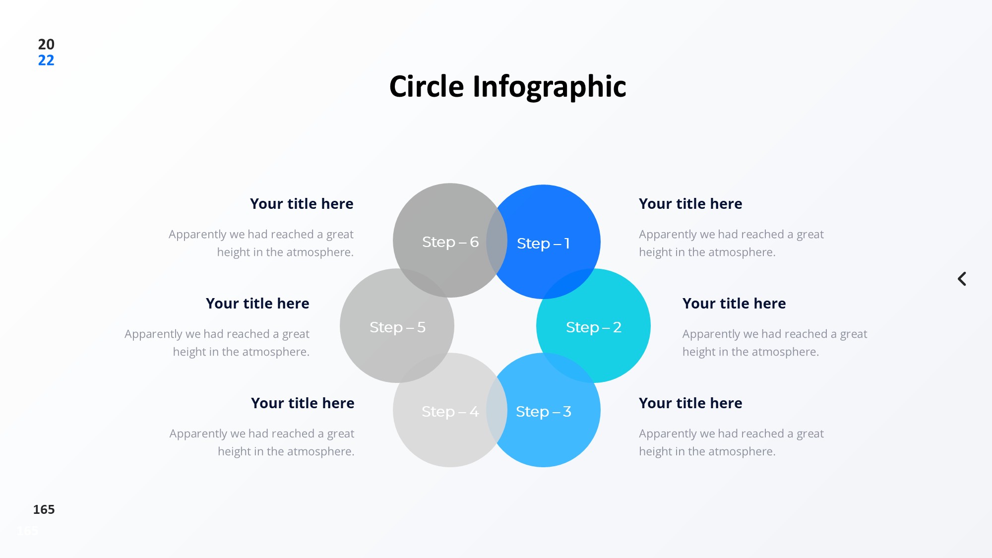 圆形循环图形信息图示PPT模板