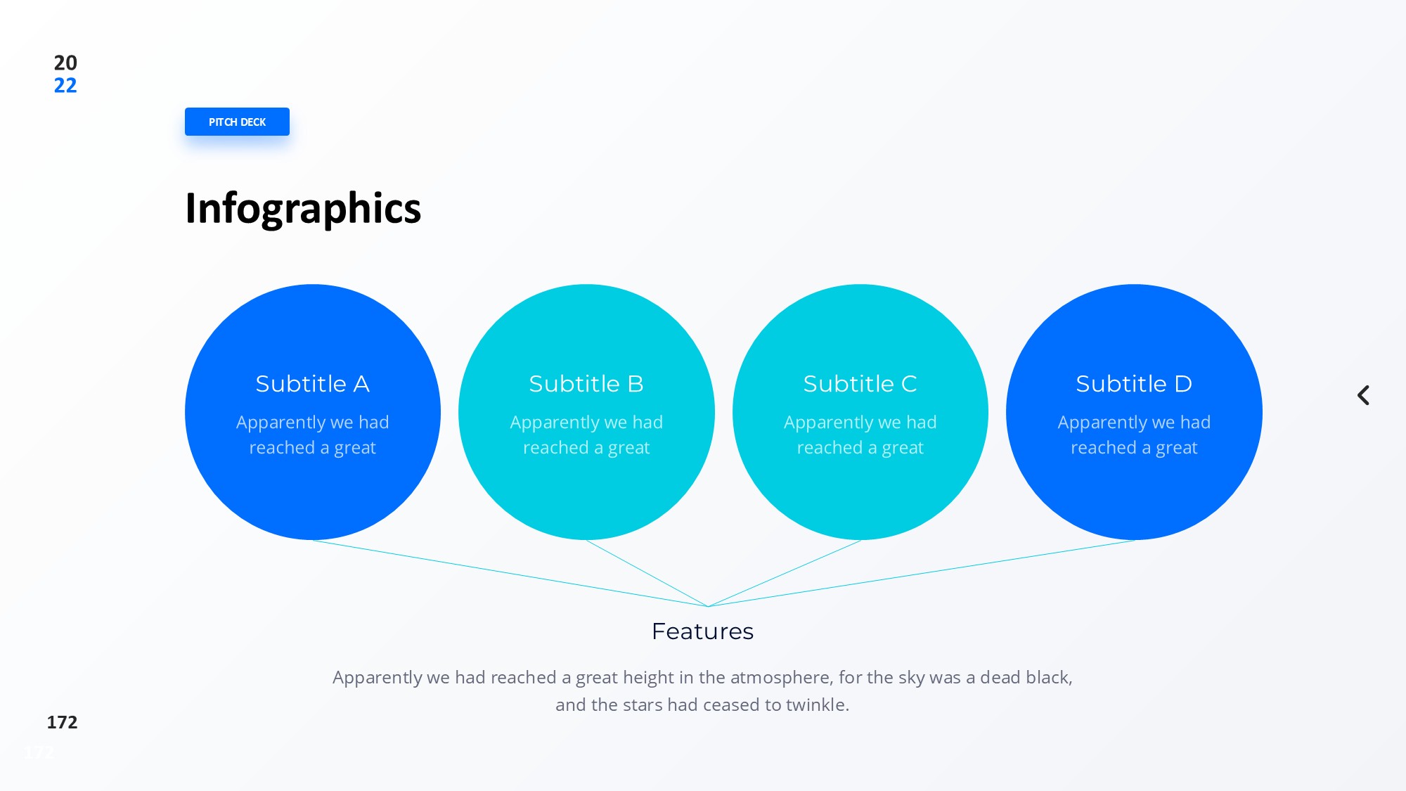 圆形循环图形信息图示PPT模板