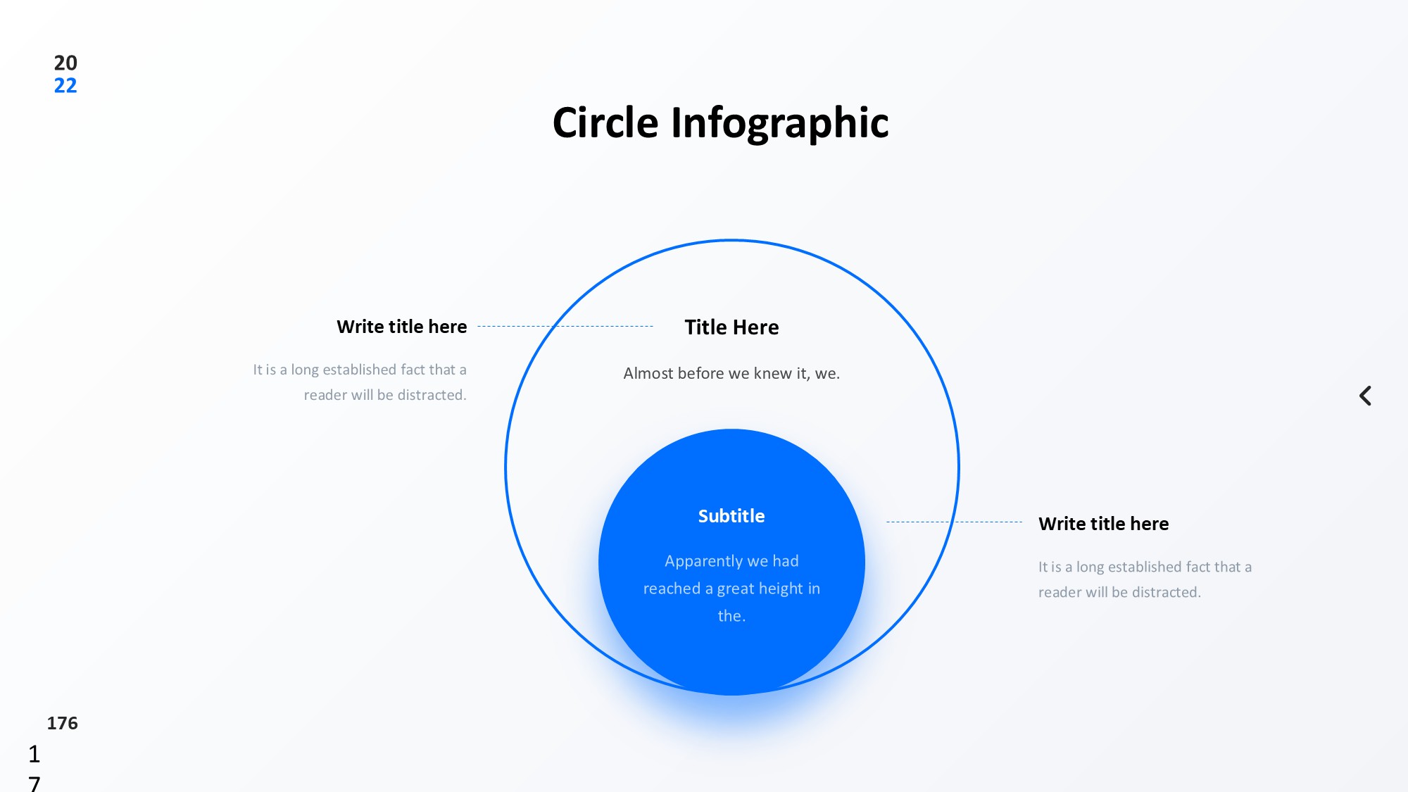 圆形循环图形信息图示PPT模板