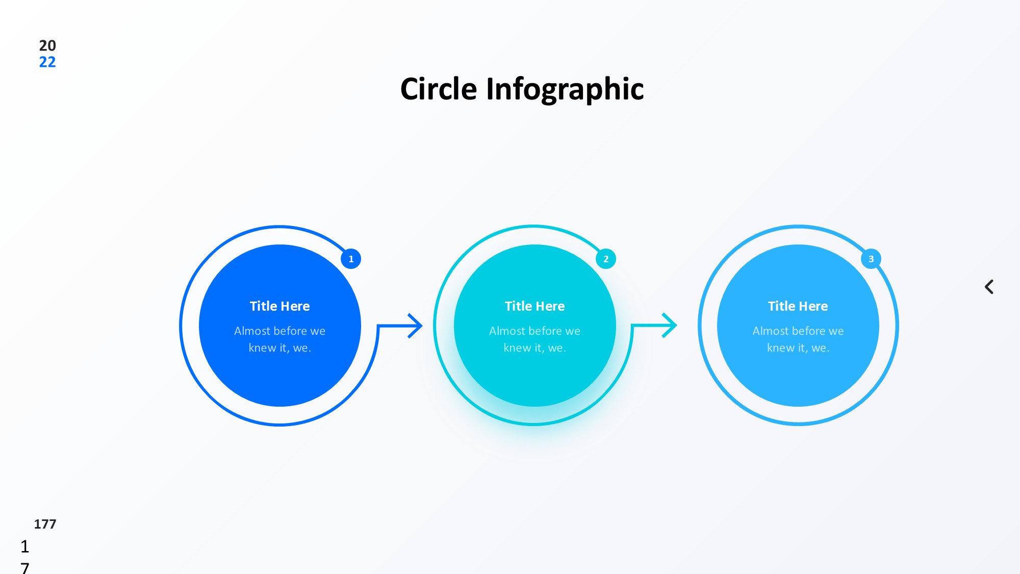 圆形循环图形信息图示PPT模板