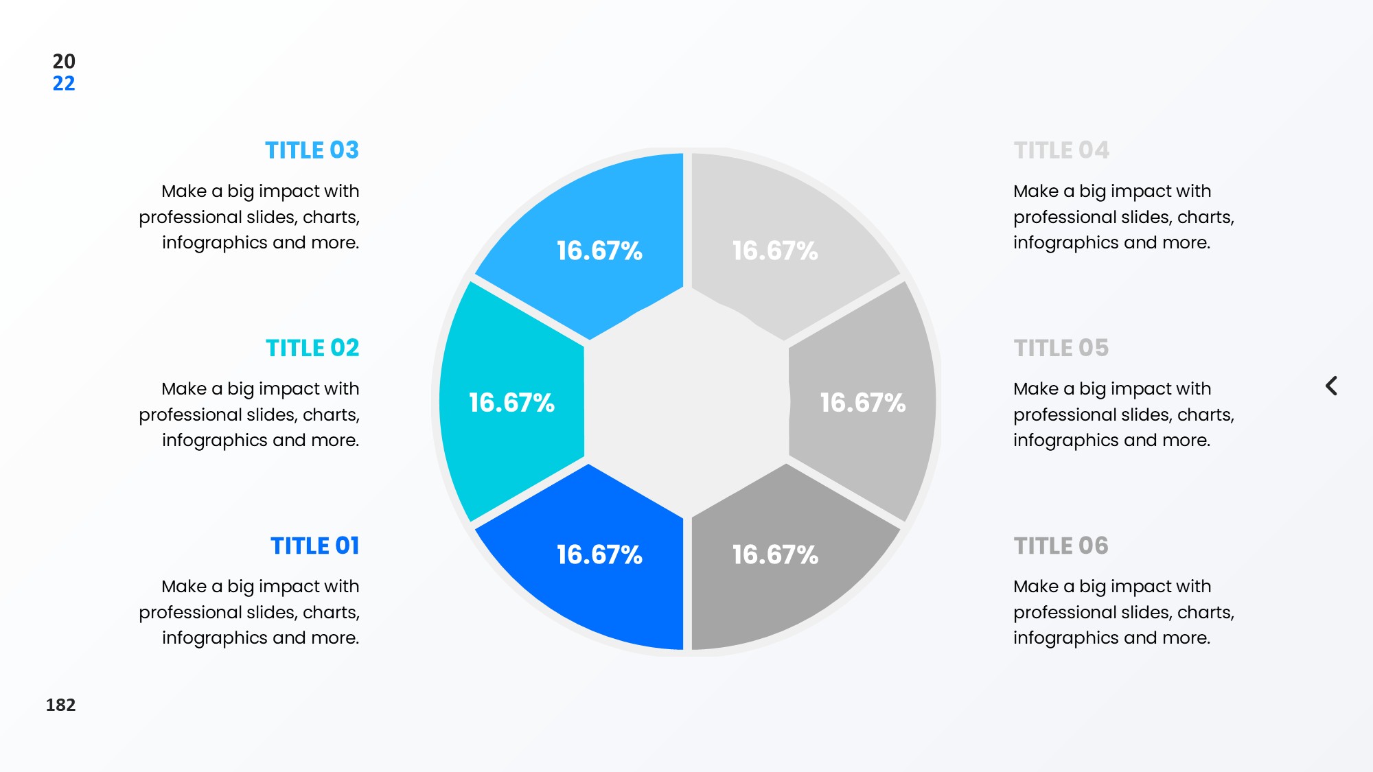 圆形循环图形信息图示PPT模板