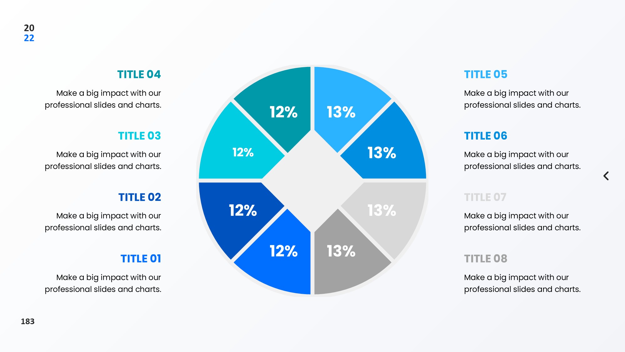 圆形循环图形信息图示PPT模板