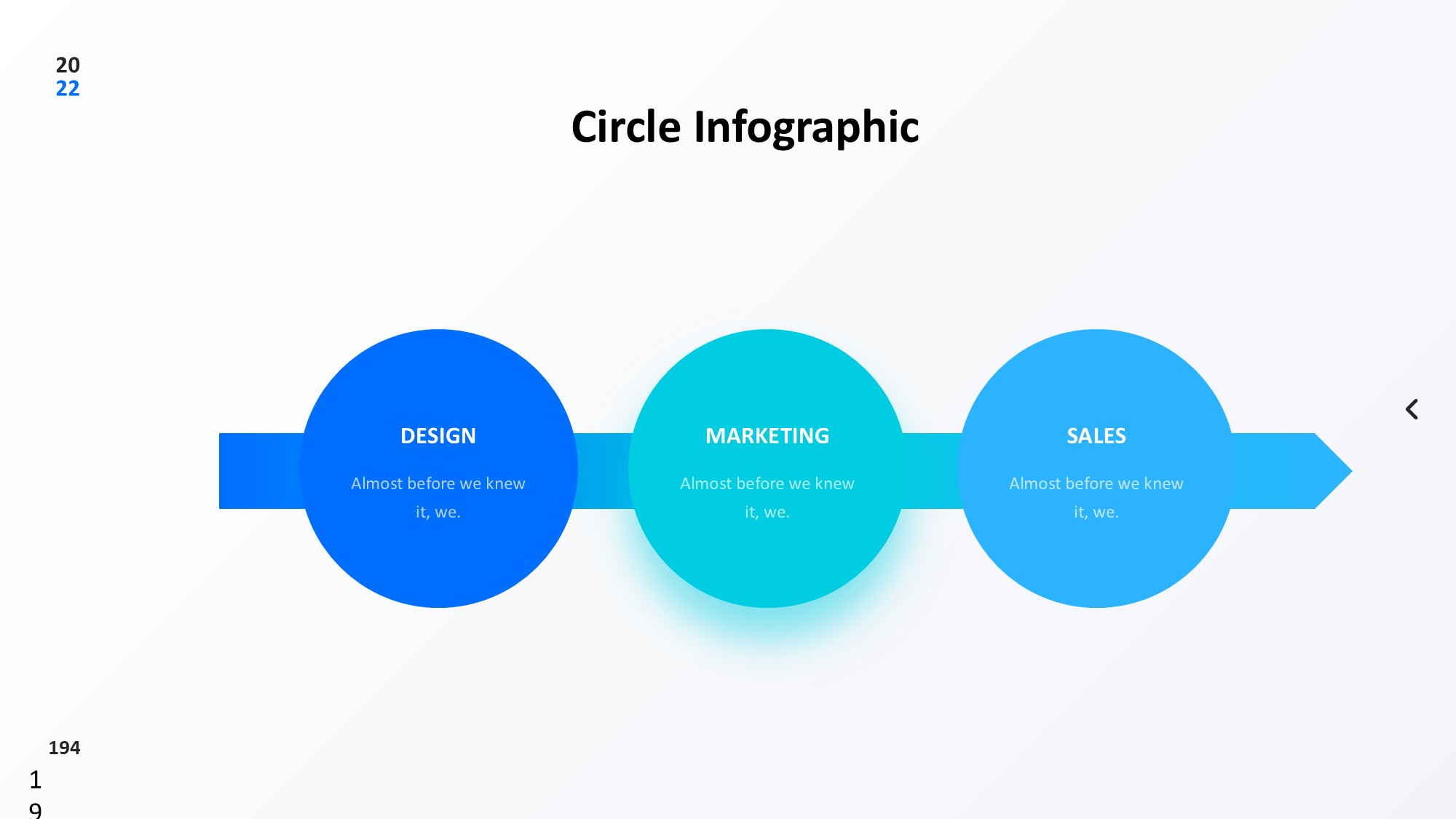 圆形循环图形信息图示PPT模板