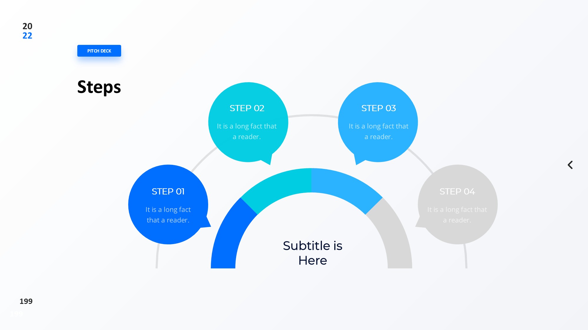 圆形循环图形信息图示PPT模板