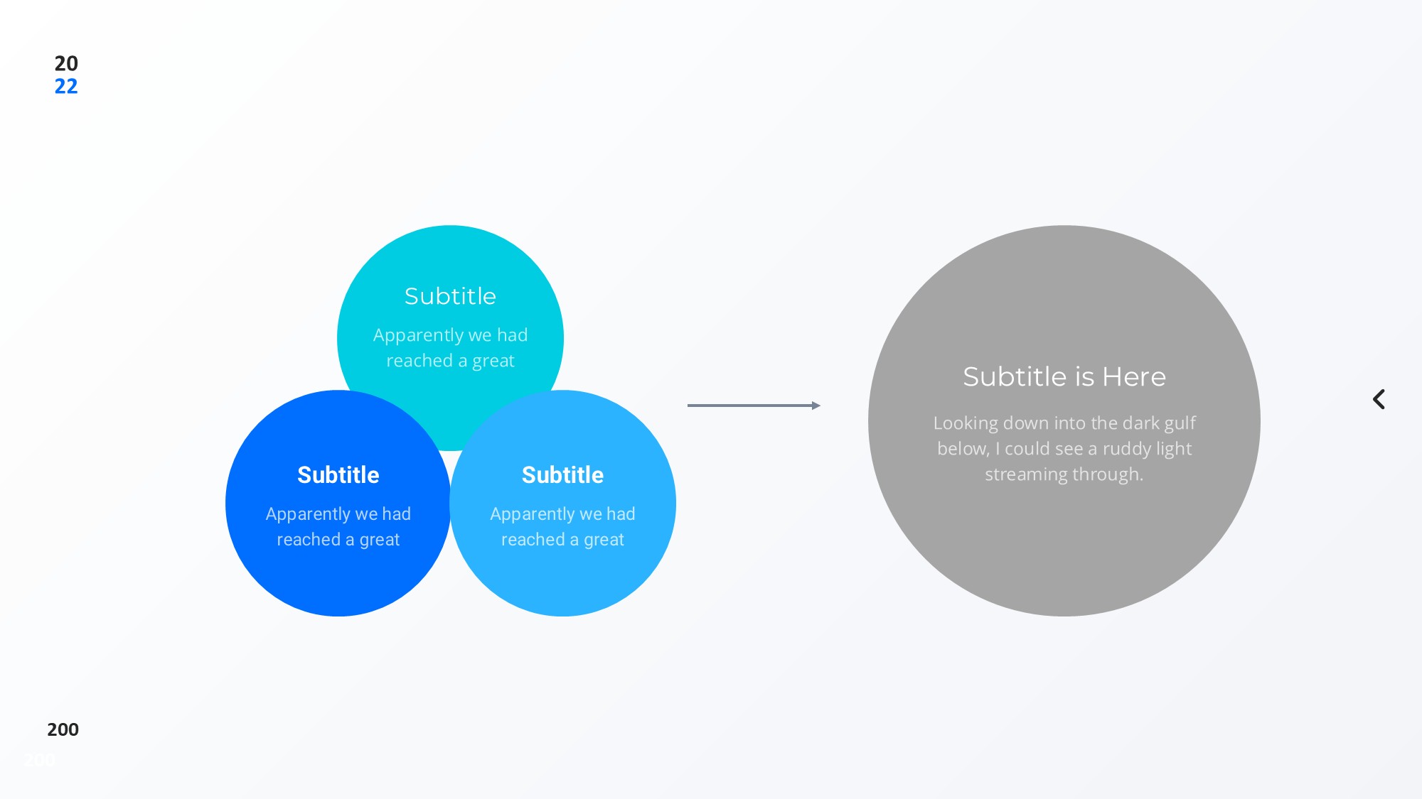 圆形循环图形信息图示PPT模板