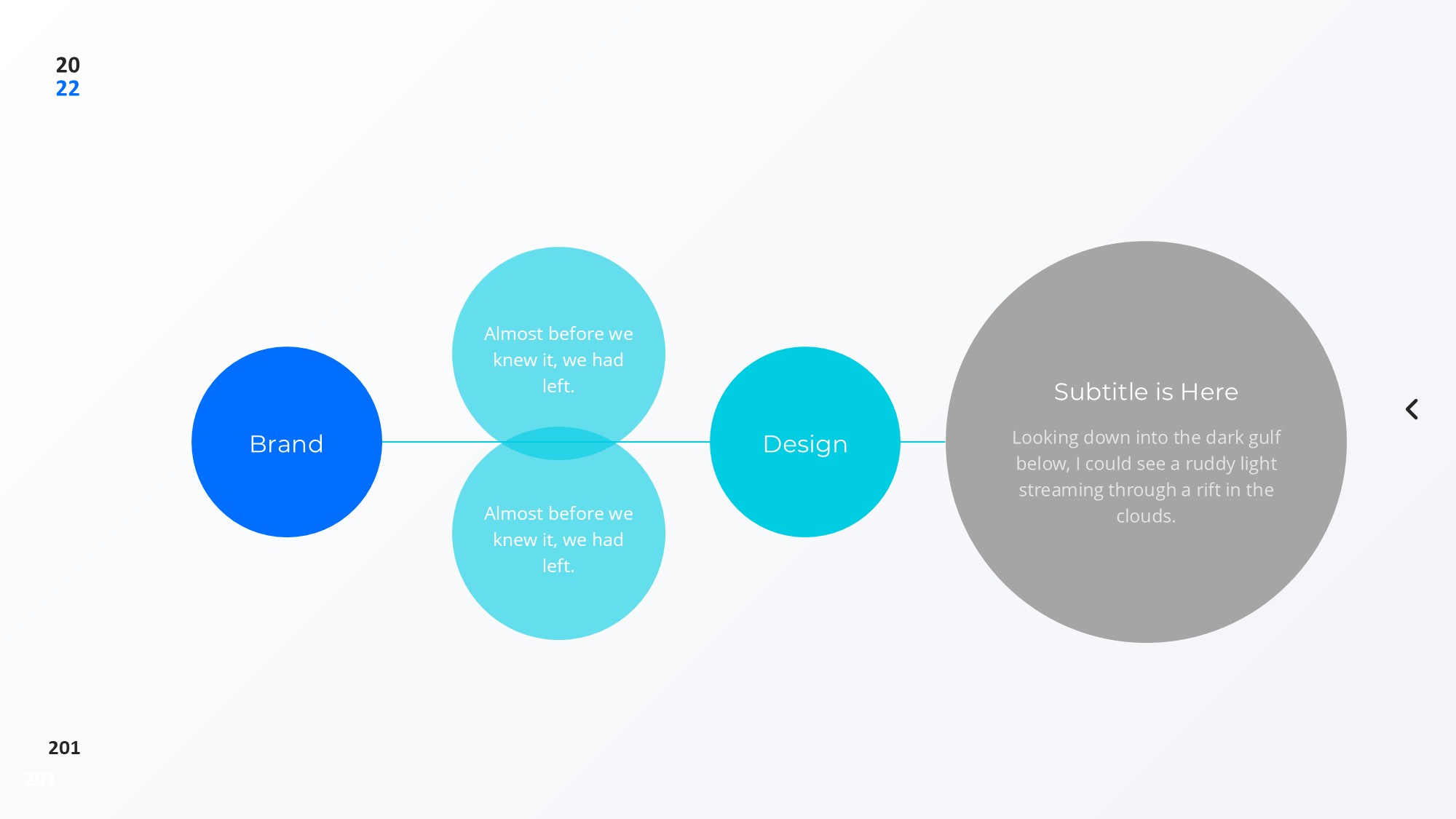圆形循环图形信息图示PPT模板
