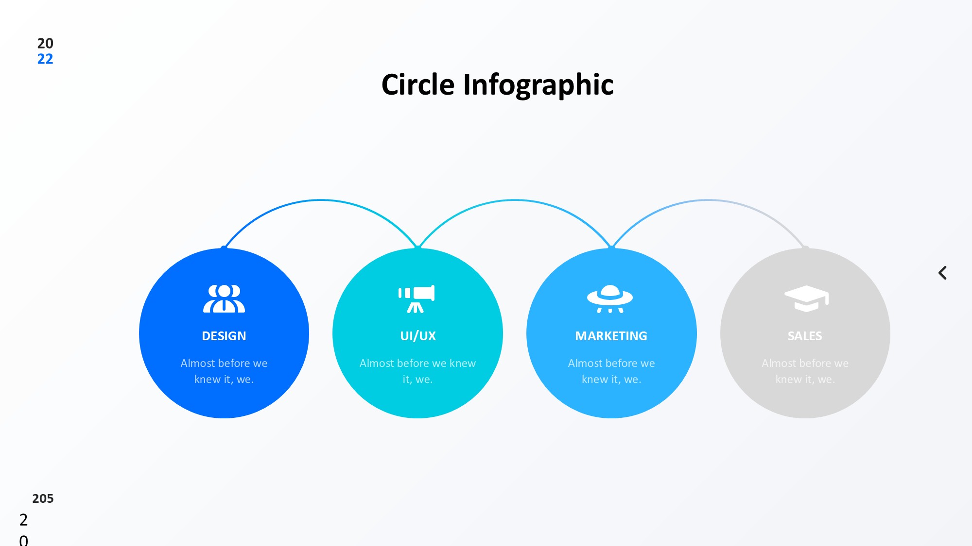 圆形循环图形信息图示PPT模板