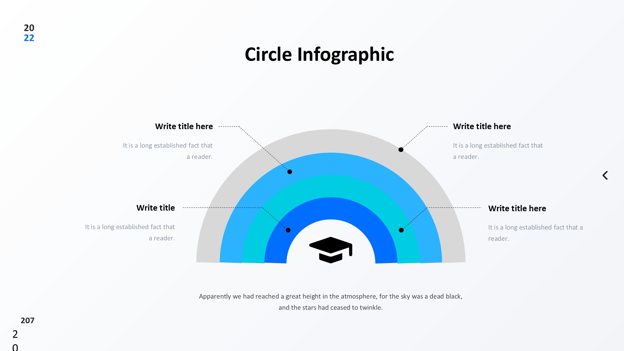 圆形循环图形信息图示PPT模板