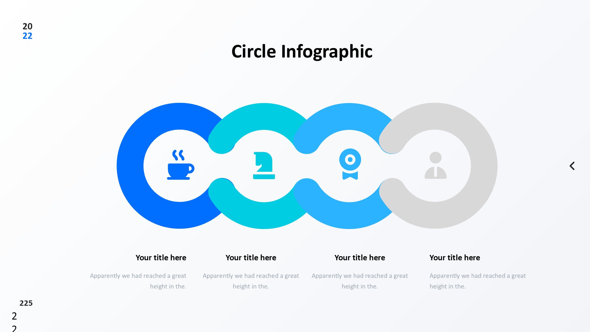 圆形循环图形信息图示PPT模板