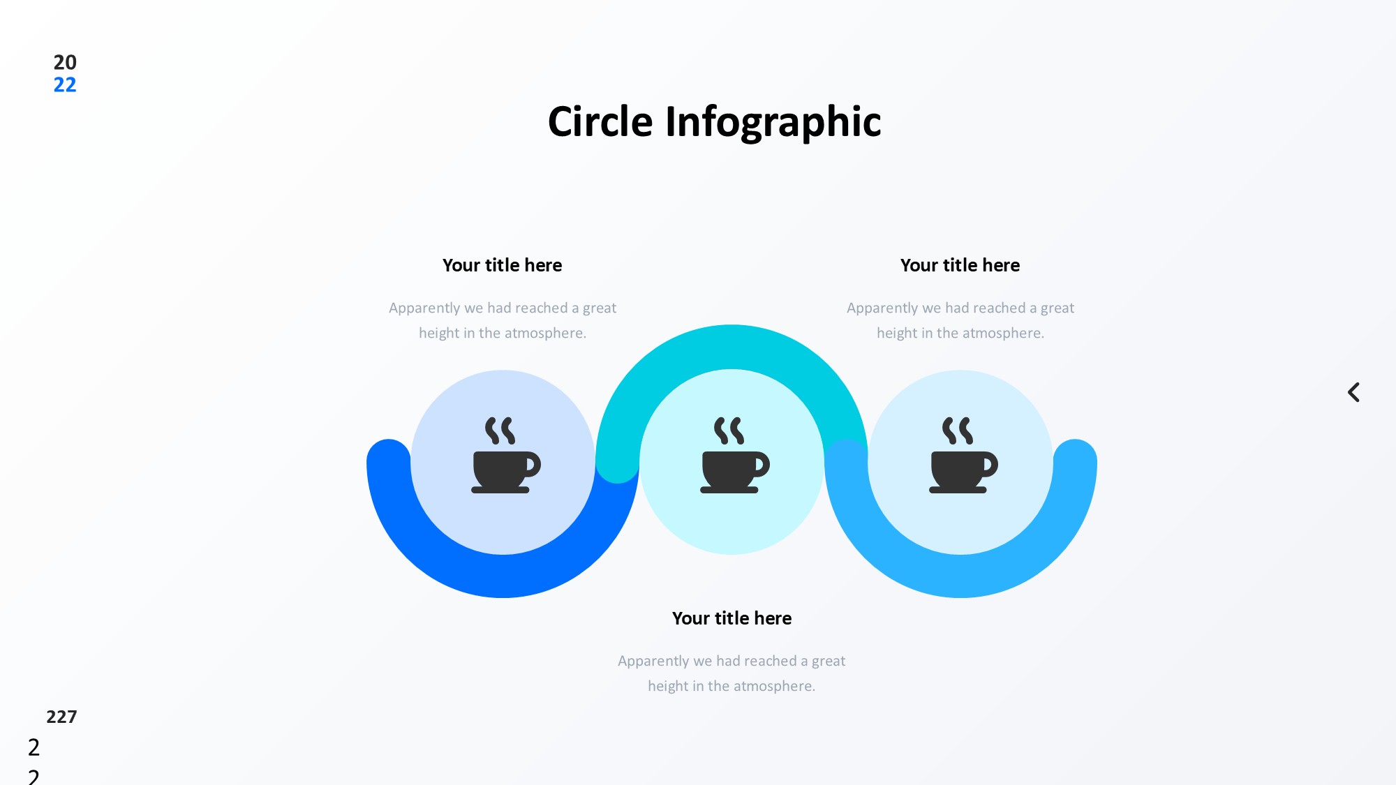 圆形循环图形信息图示PPT模板