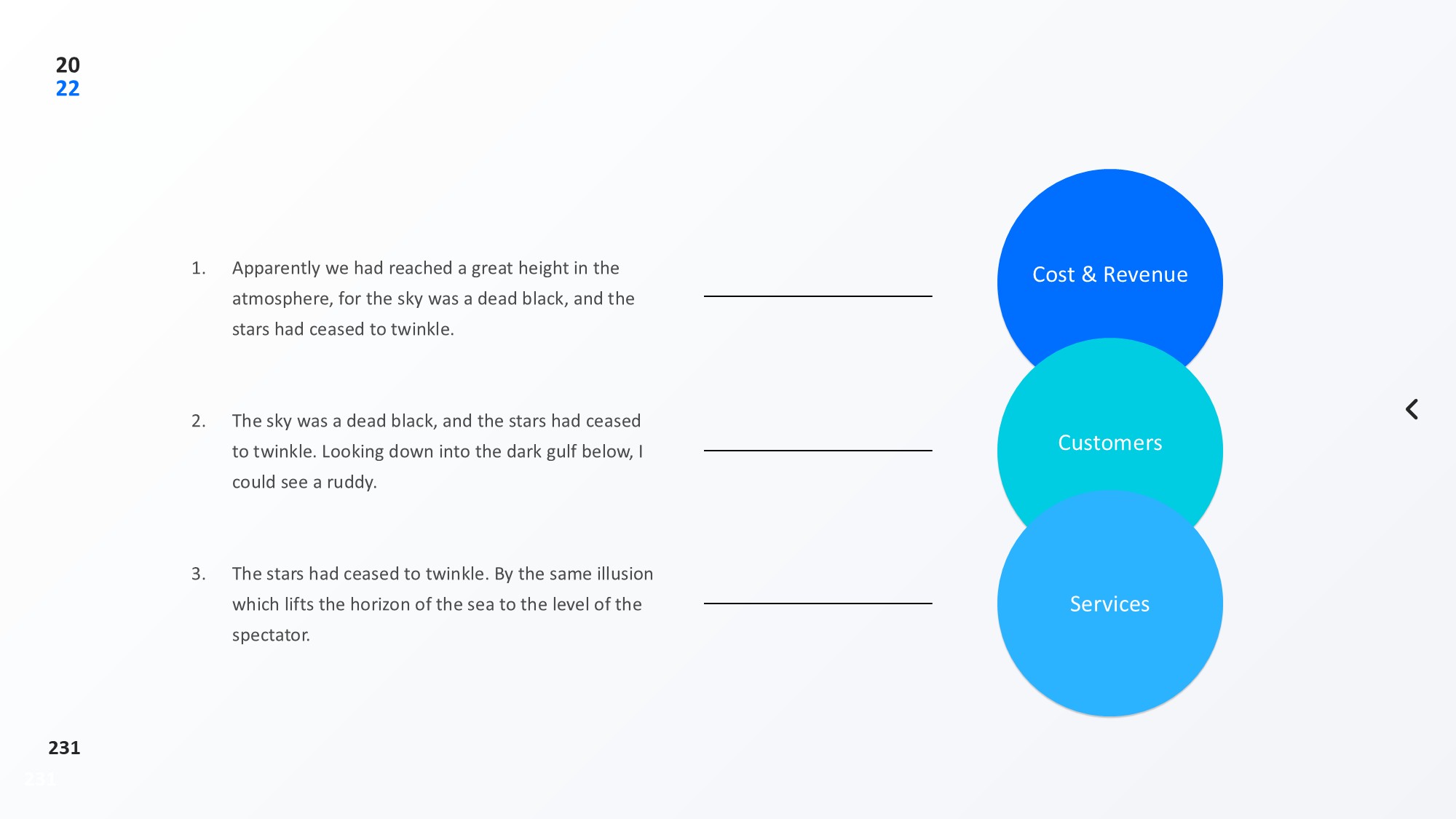 圆形循环图形信息图示PPT模板