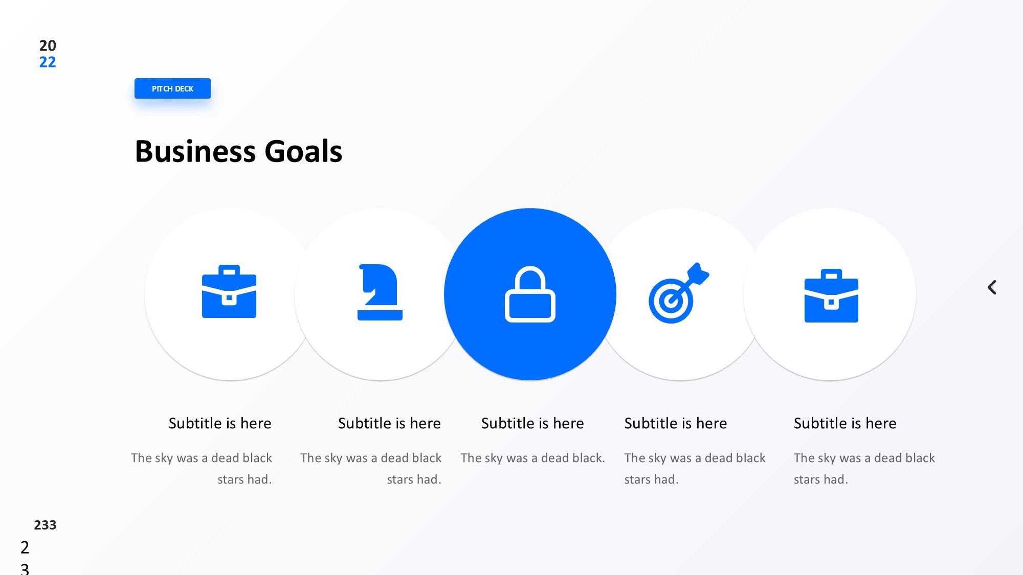 圆形循环图形信息图示PPT模板