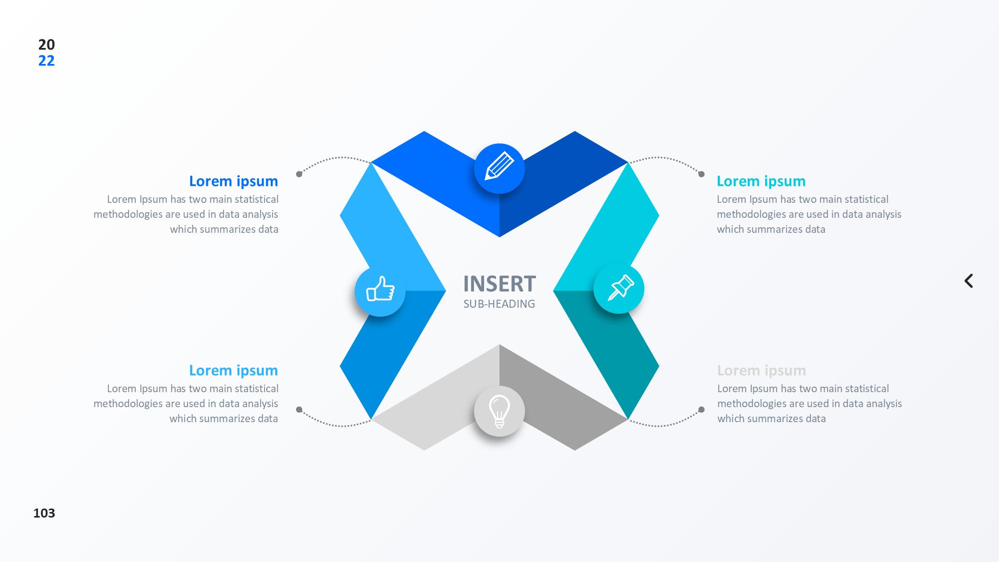 圆形循环图形信息图示PPT模板