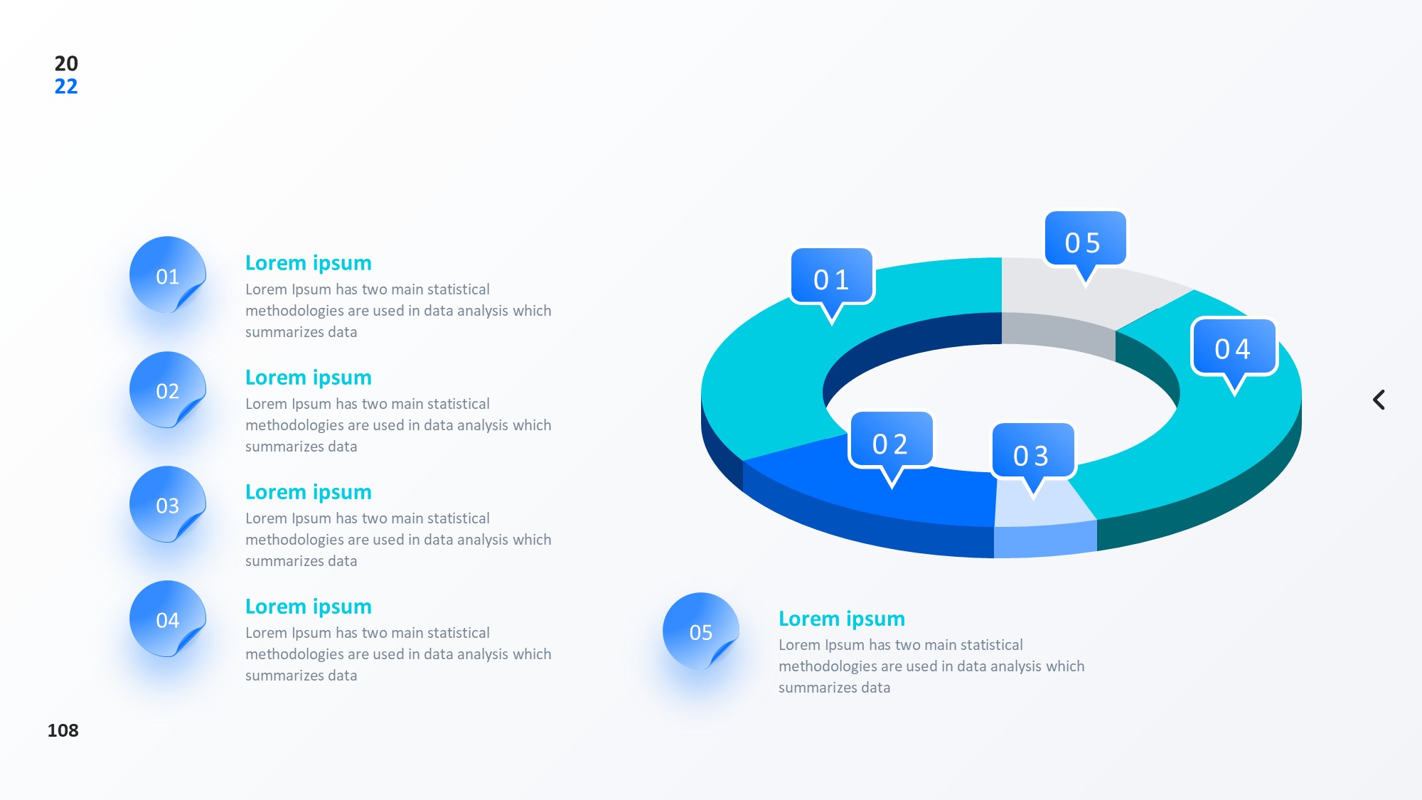 圆形循环图形信息图示PPT模板