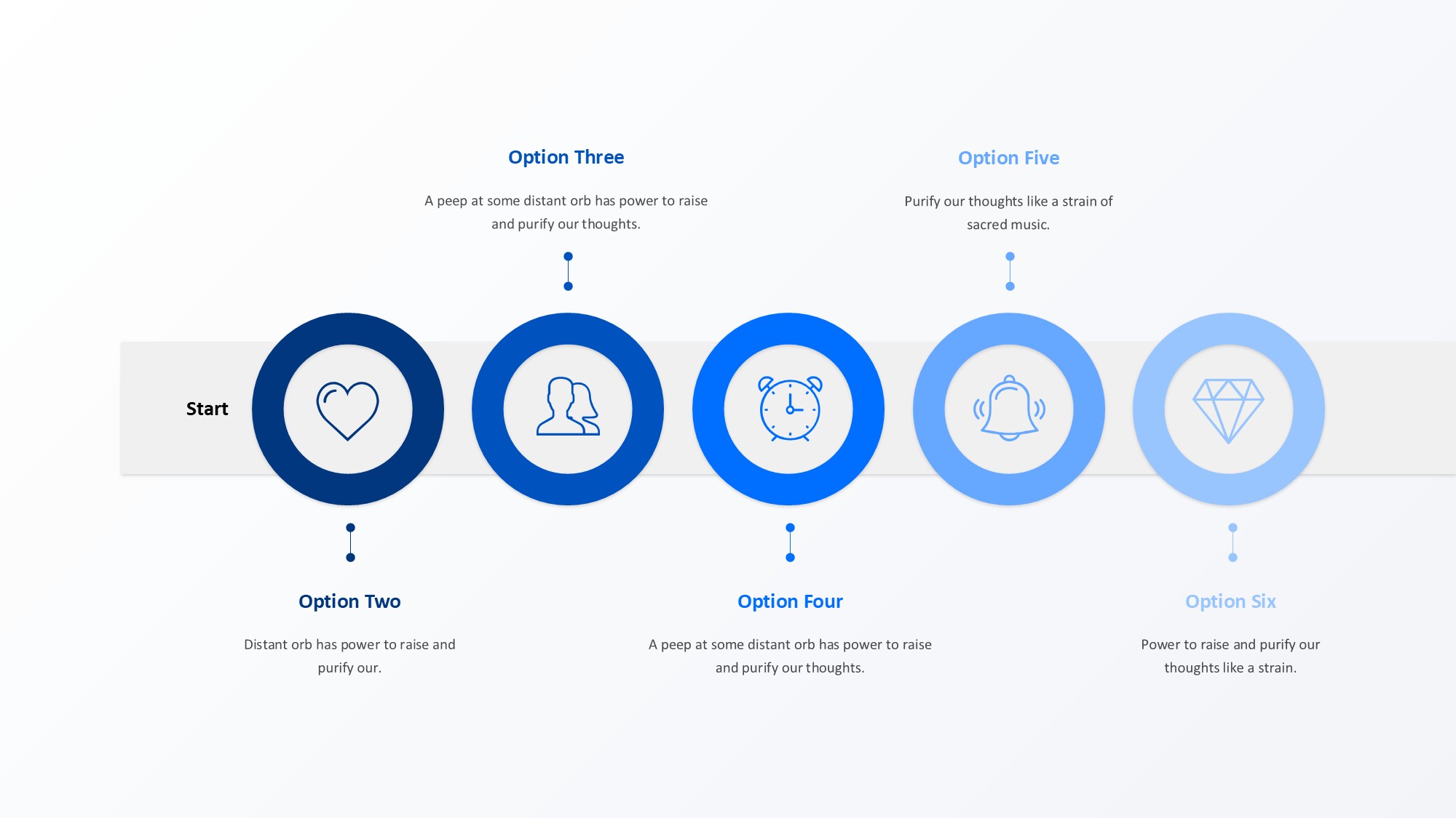 圆形循环图形信息图示PPT模板