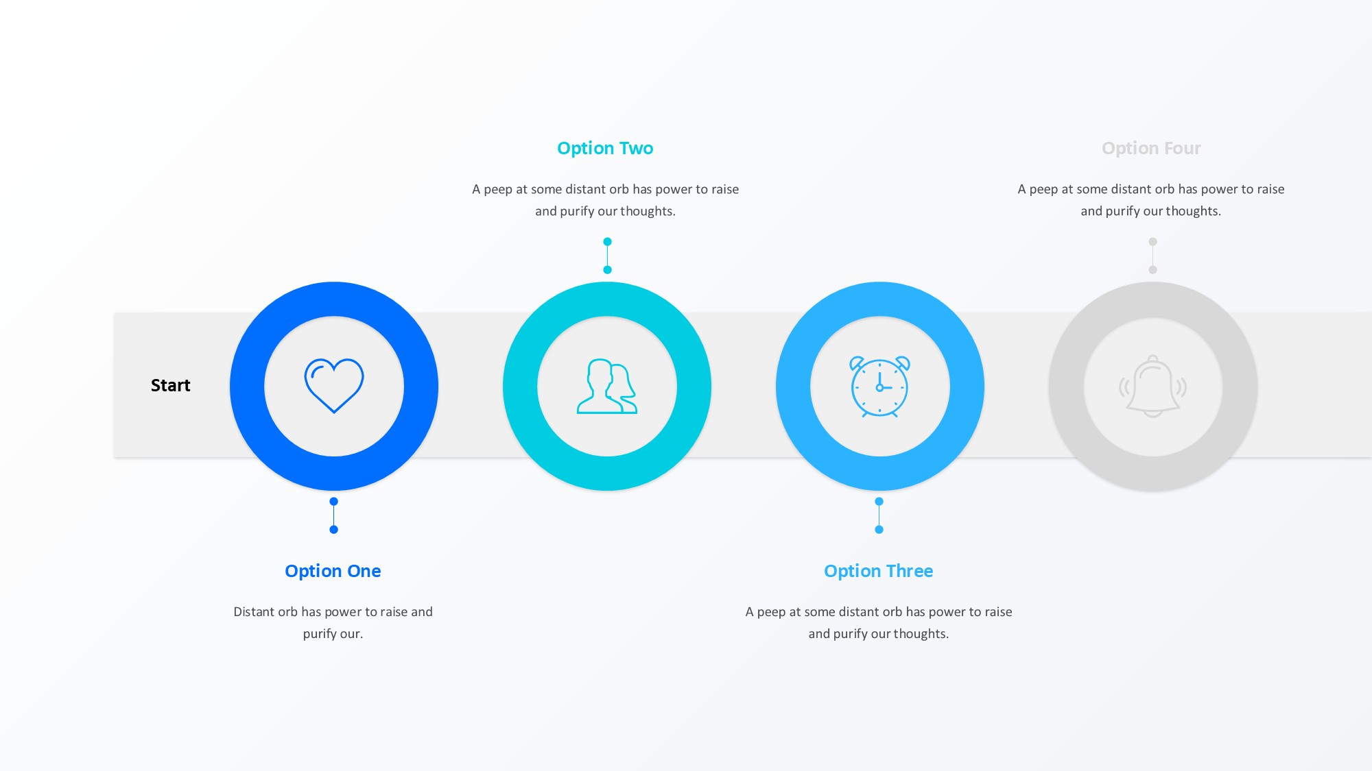 圆形循环图形信息图示PPT模板