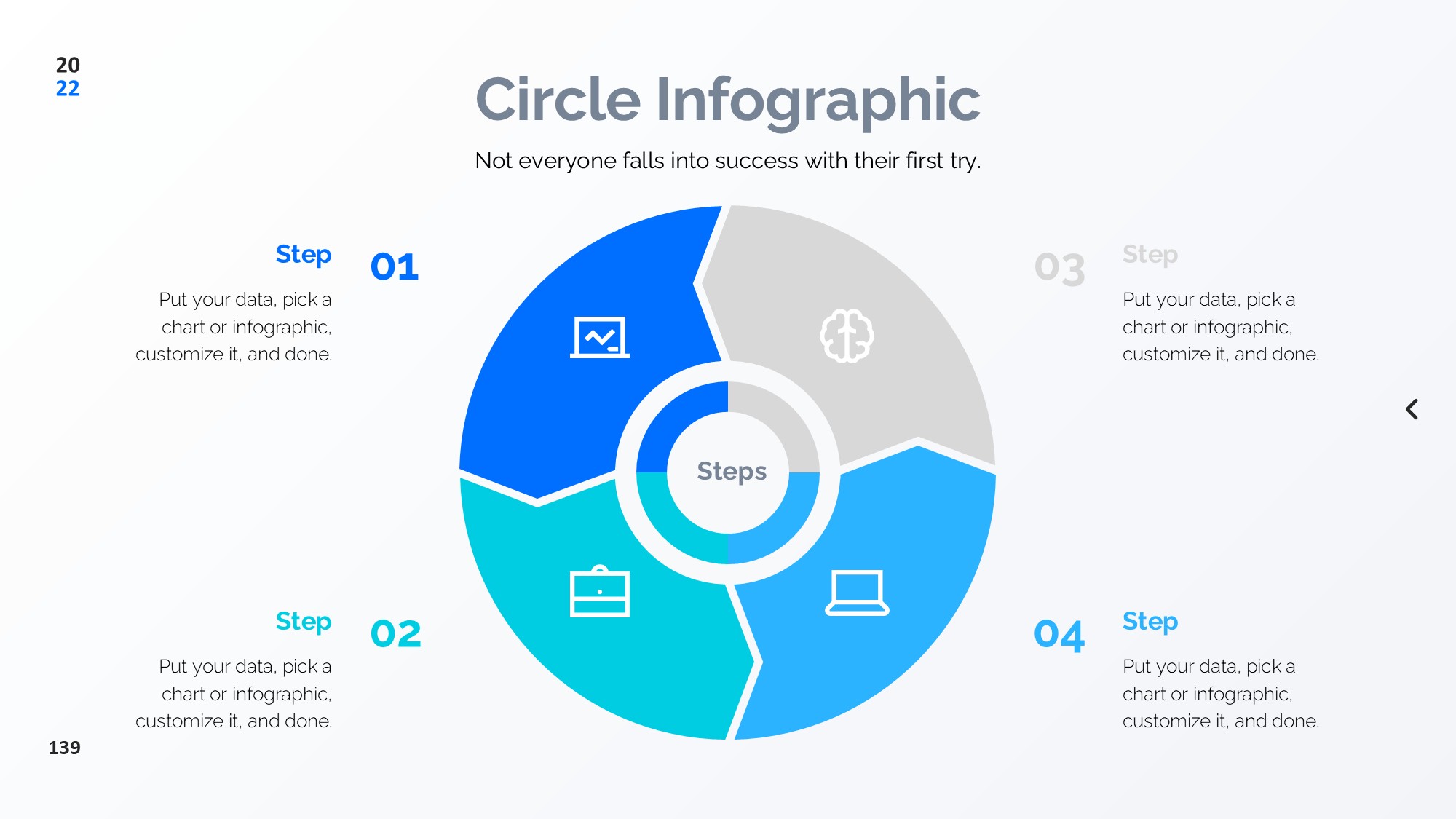 圆形循环图形信息图示PPT模板