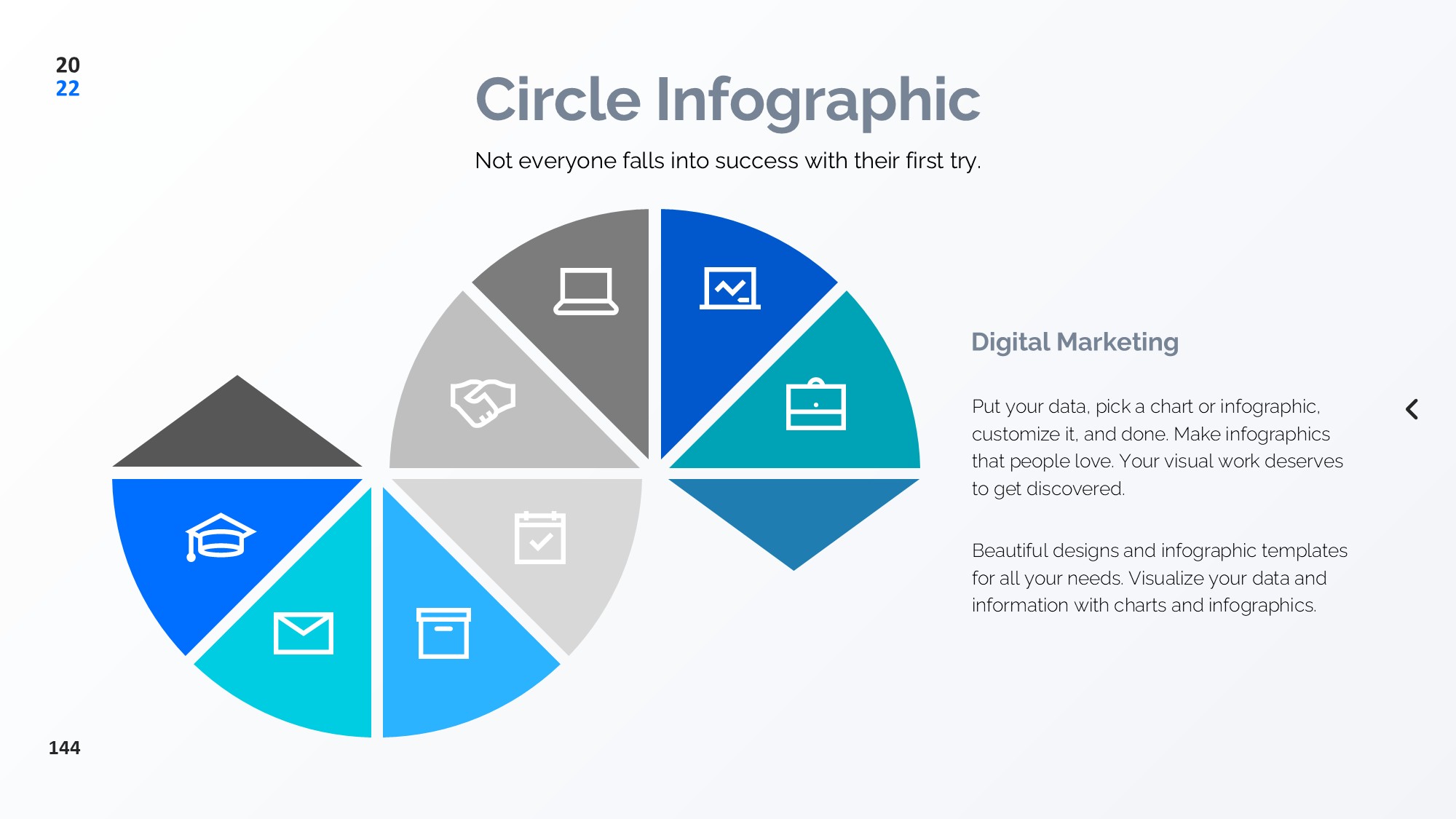圆形循环图形信息图示PPT模板