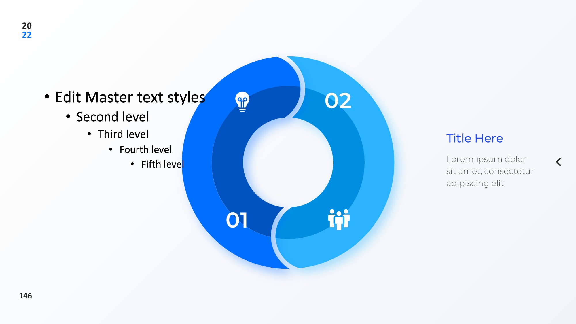 圆形循环图形信息图示PPT模板