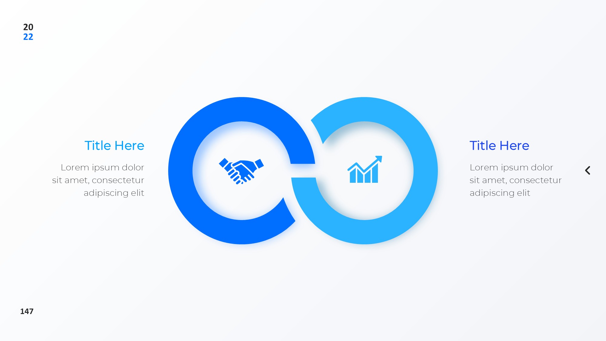 圆形循环图形信息图示PPT模板