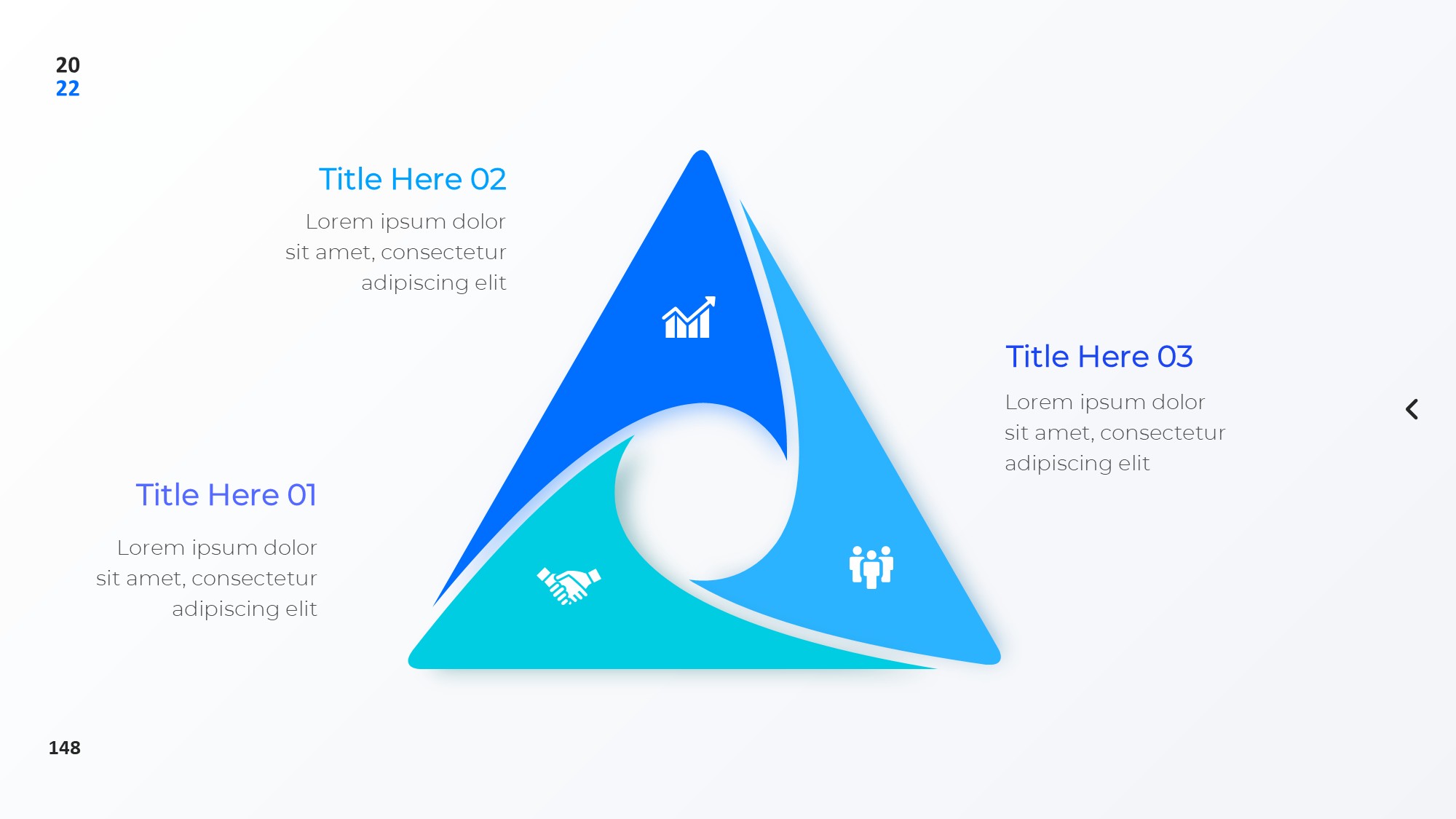 圆形循环图形信息图示PPT模板
