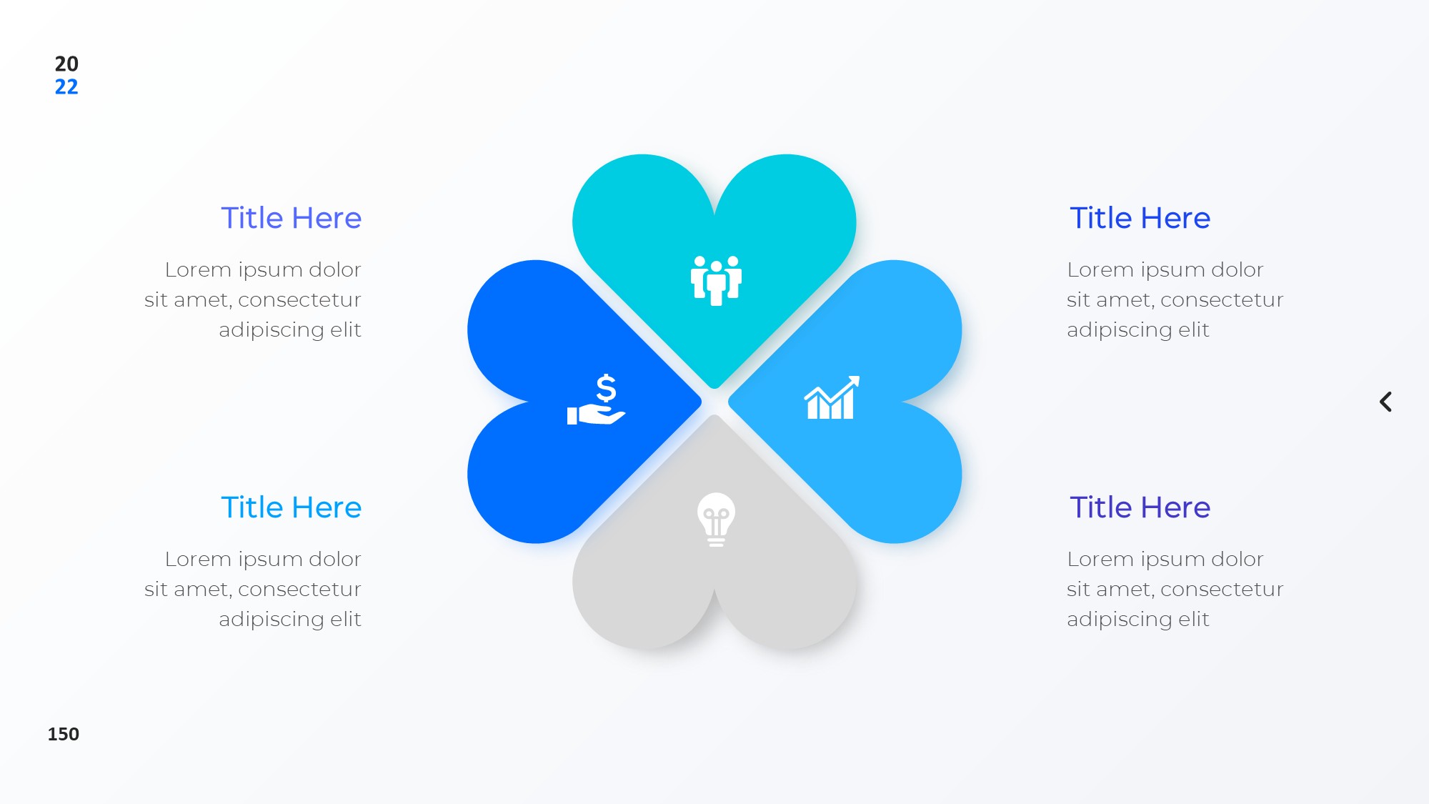 圆形循环图形信息图示PPT模板