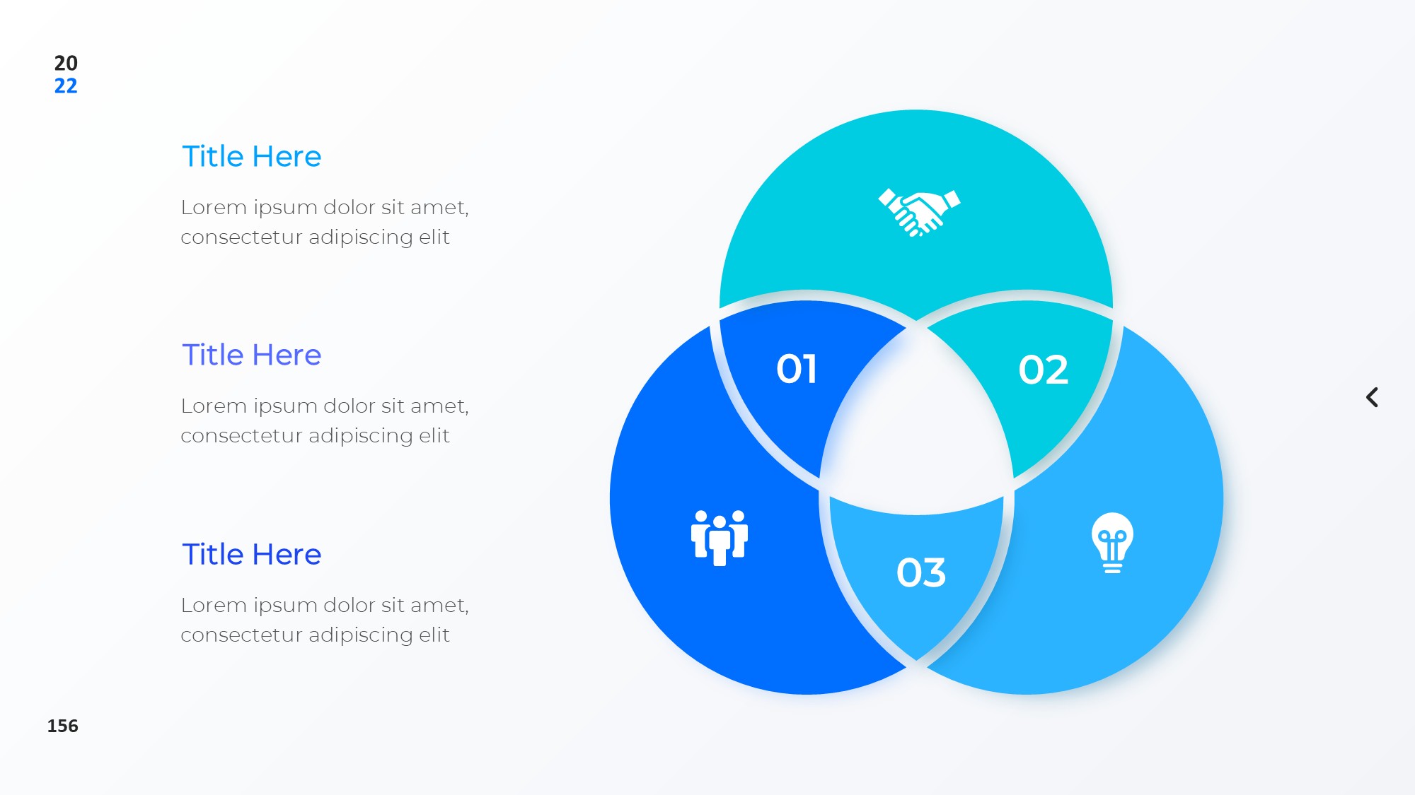 圆形循环图形信息图示PPT模板