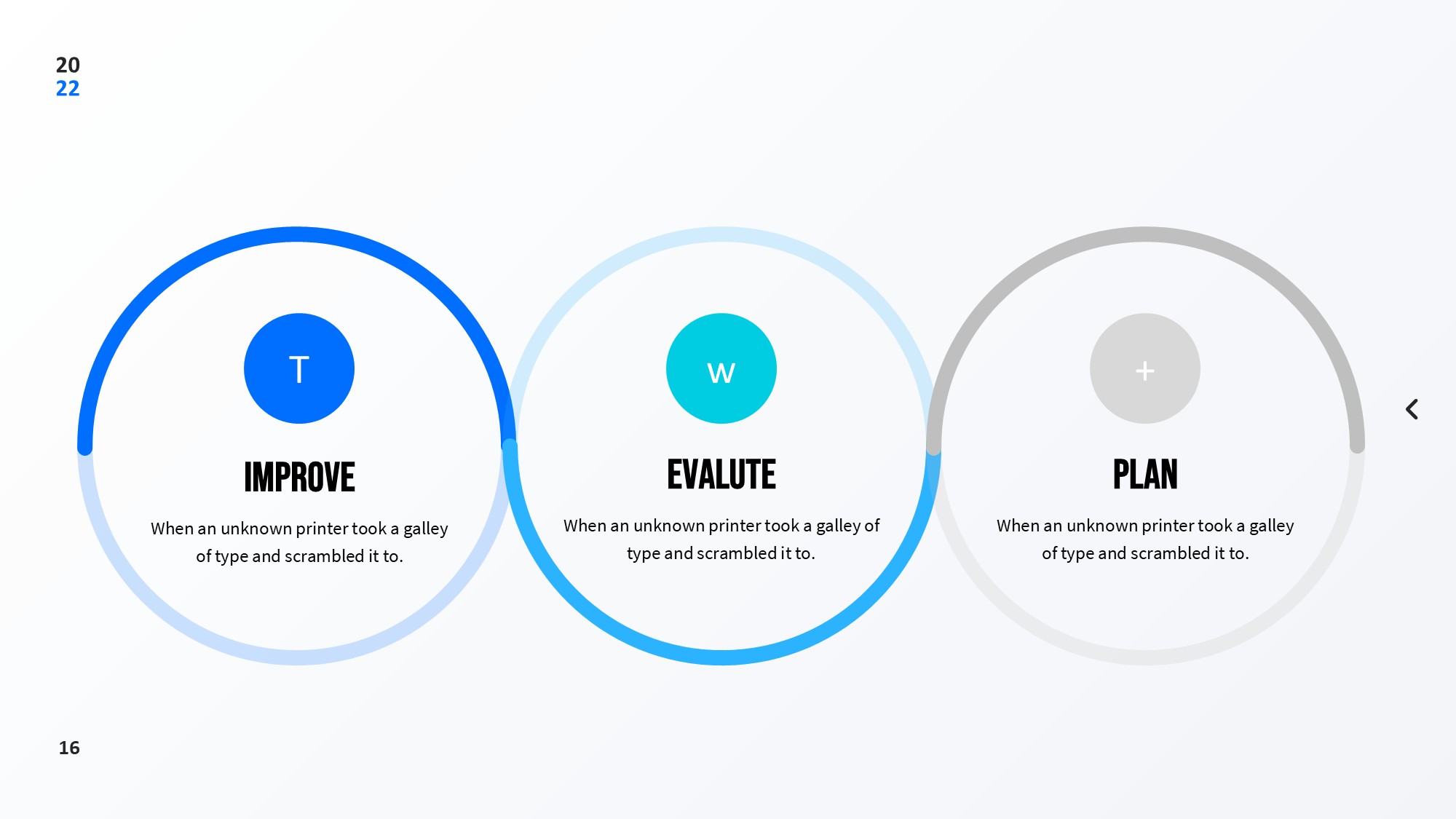 圆形循环图形信息图示PPT模板