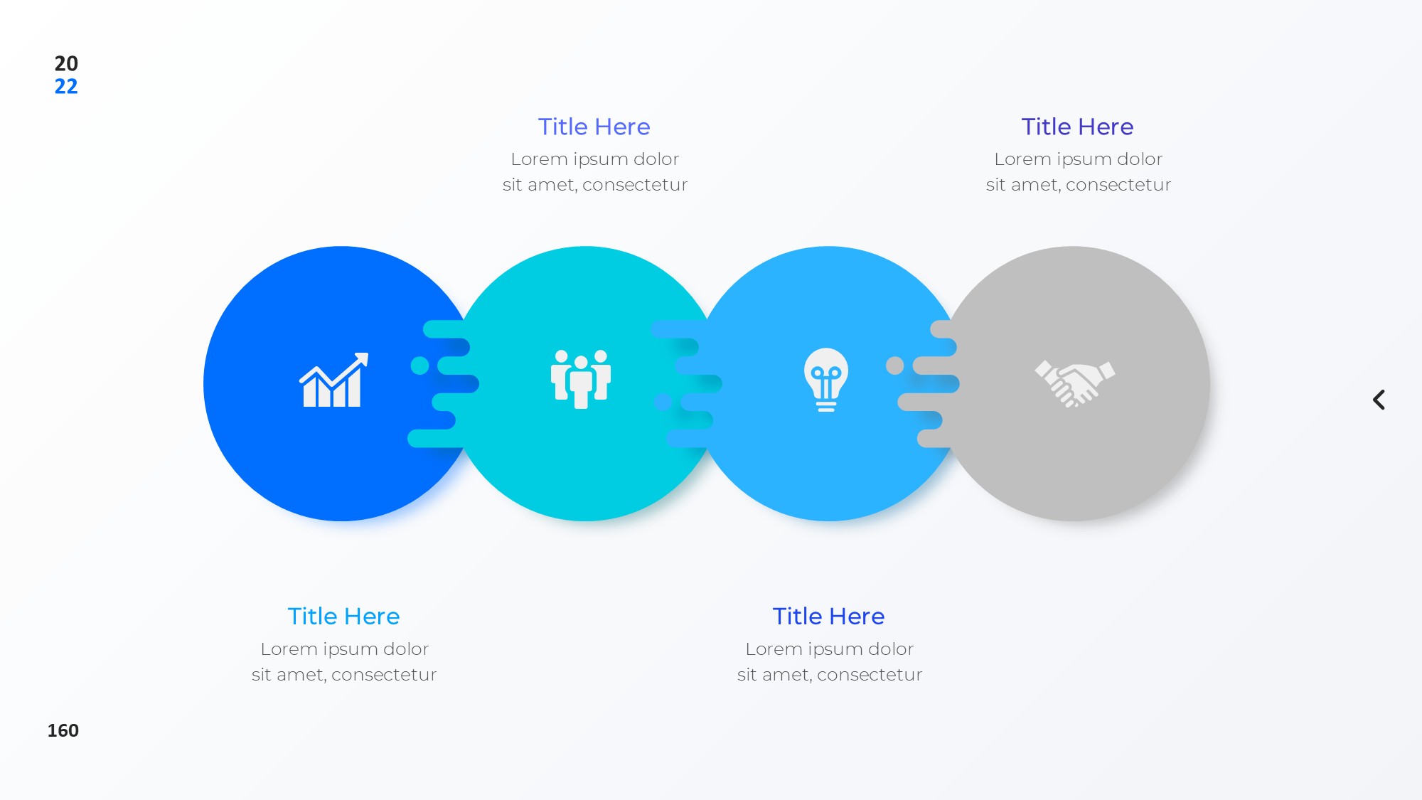 圆形循环图形信息图示PPT模板