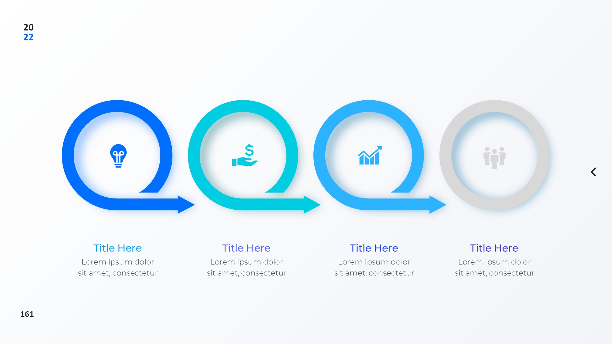 圆形循环图形信息图示PPT模板