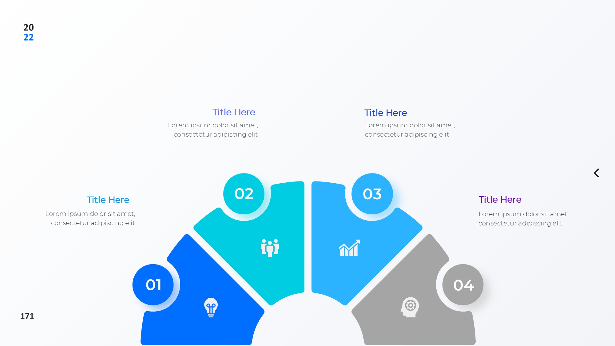 圆形循环图形信息图示PPT模板