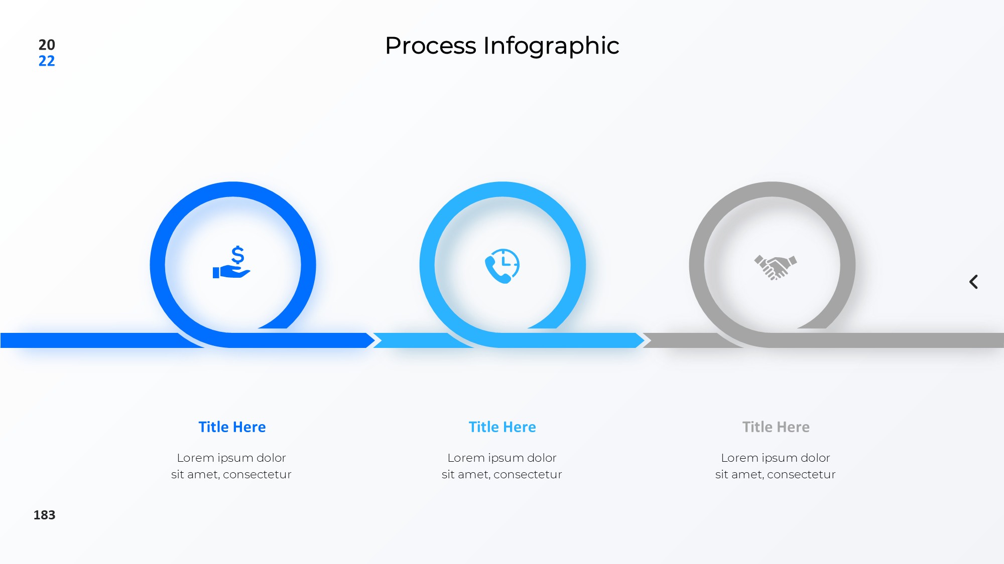圆形循环图形信息图示PPT模板