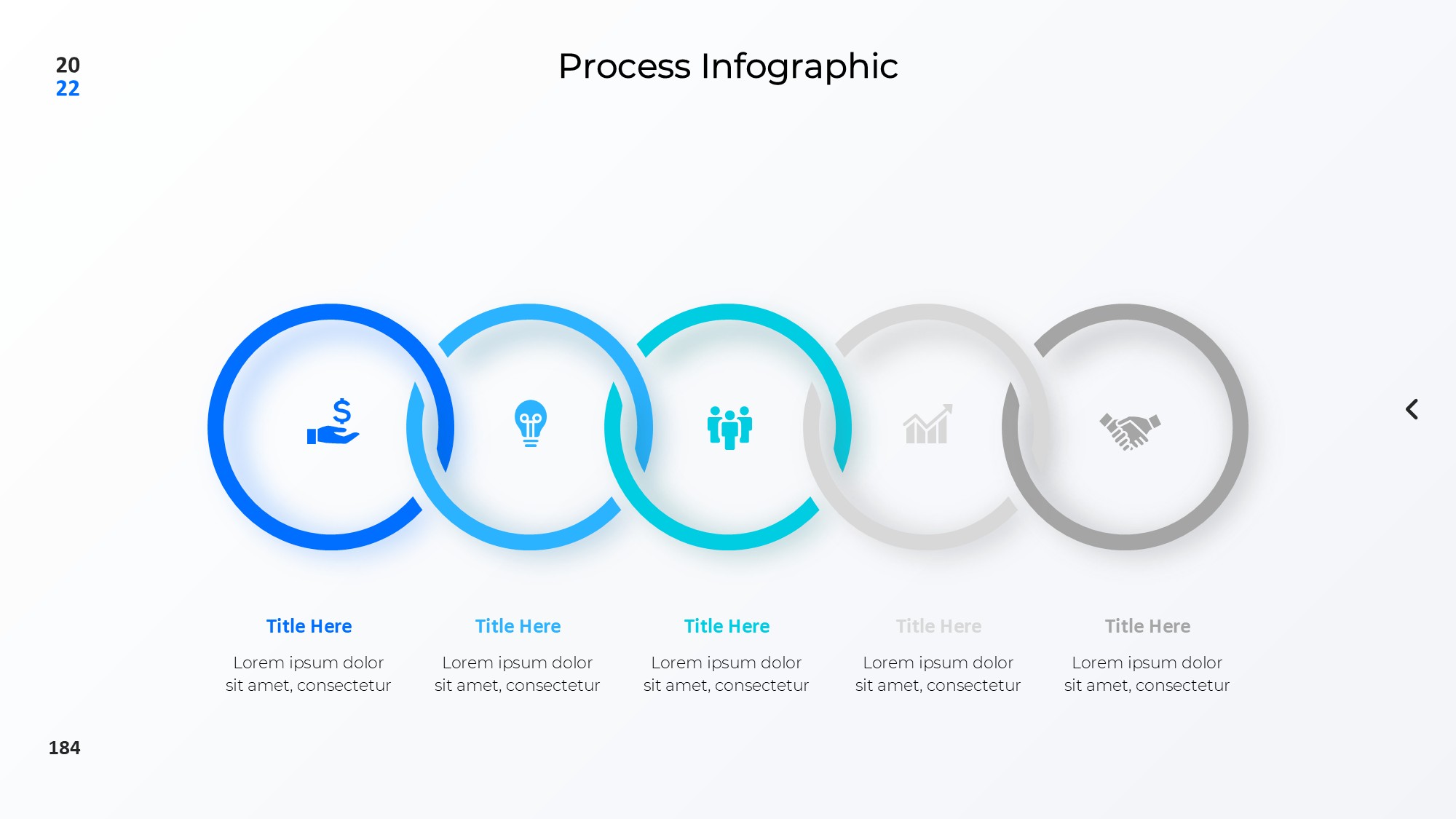 圆形循环图形信息图示PPT模板