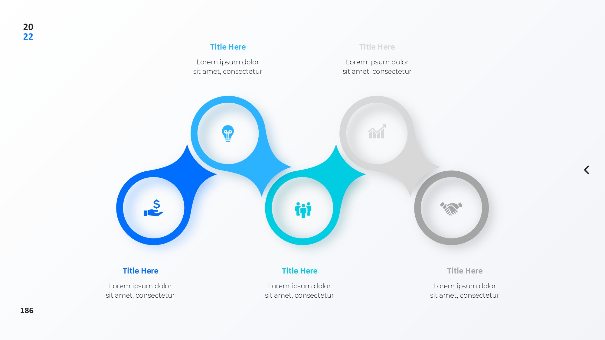 圆形循环图形信息图示PPT模板