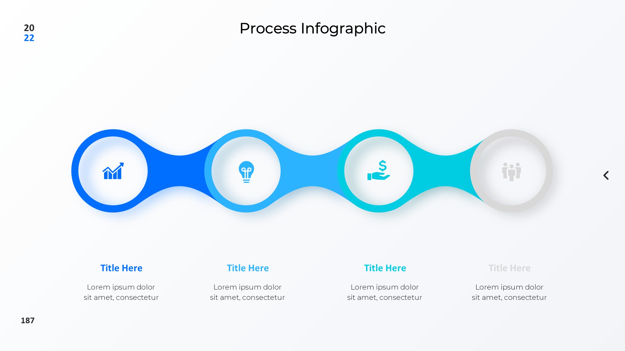 圆形循环图形信息图示PPT模板