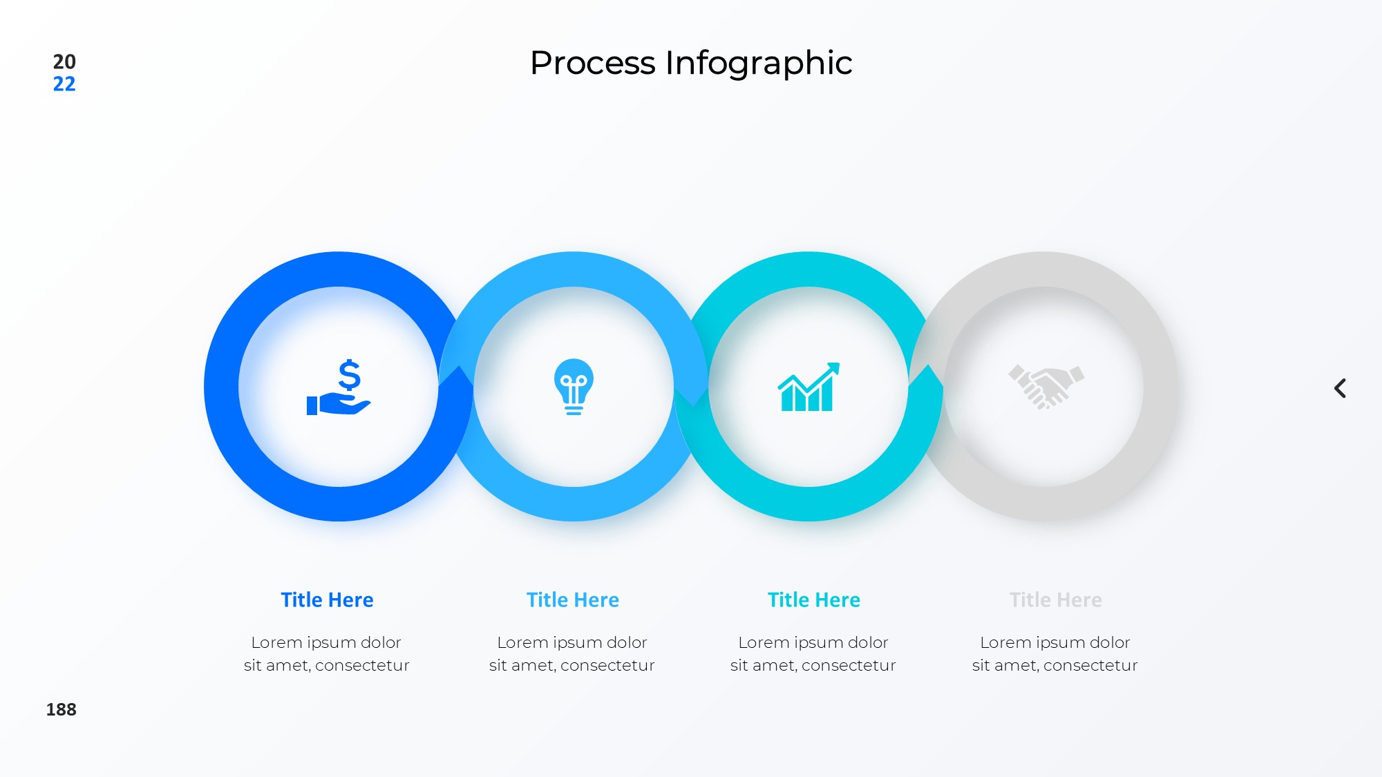圆形循环图形信息图示PPT模板