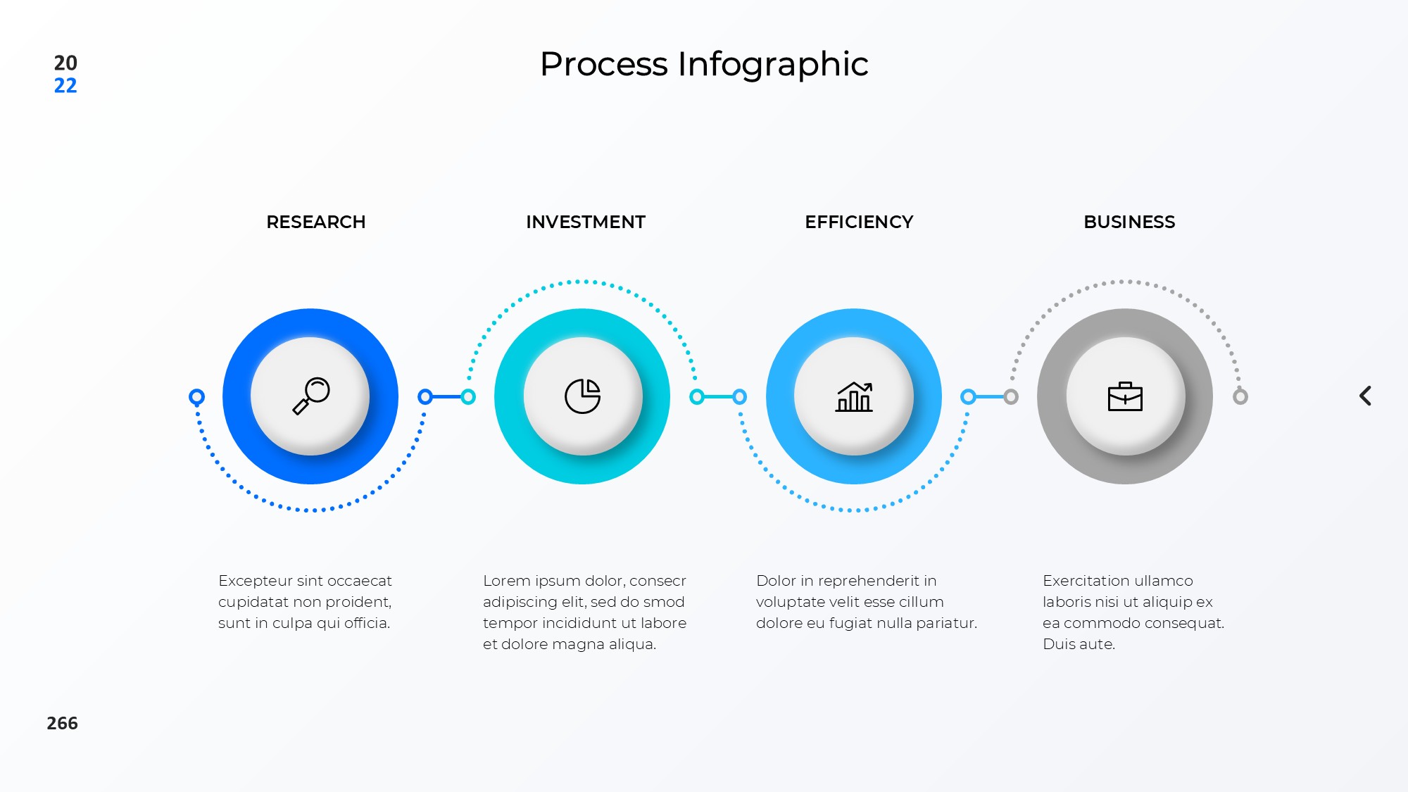 圆形循环图形信息图示PPT模板