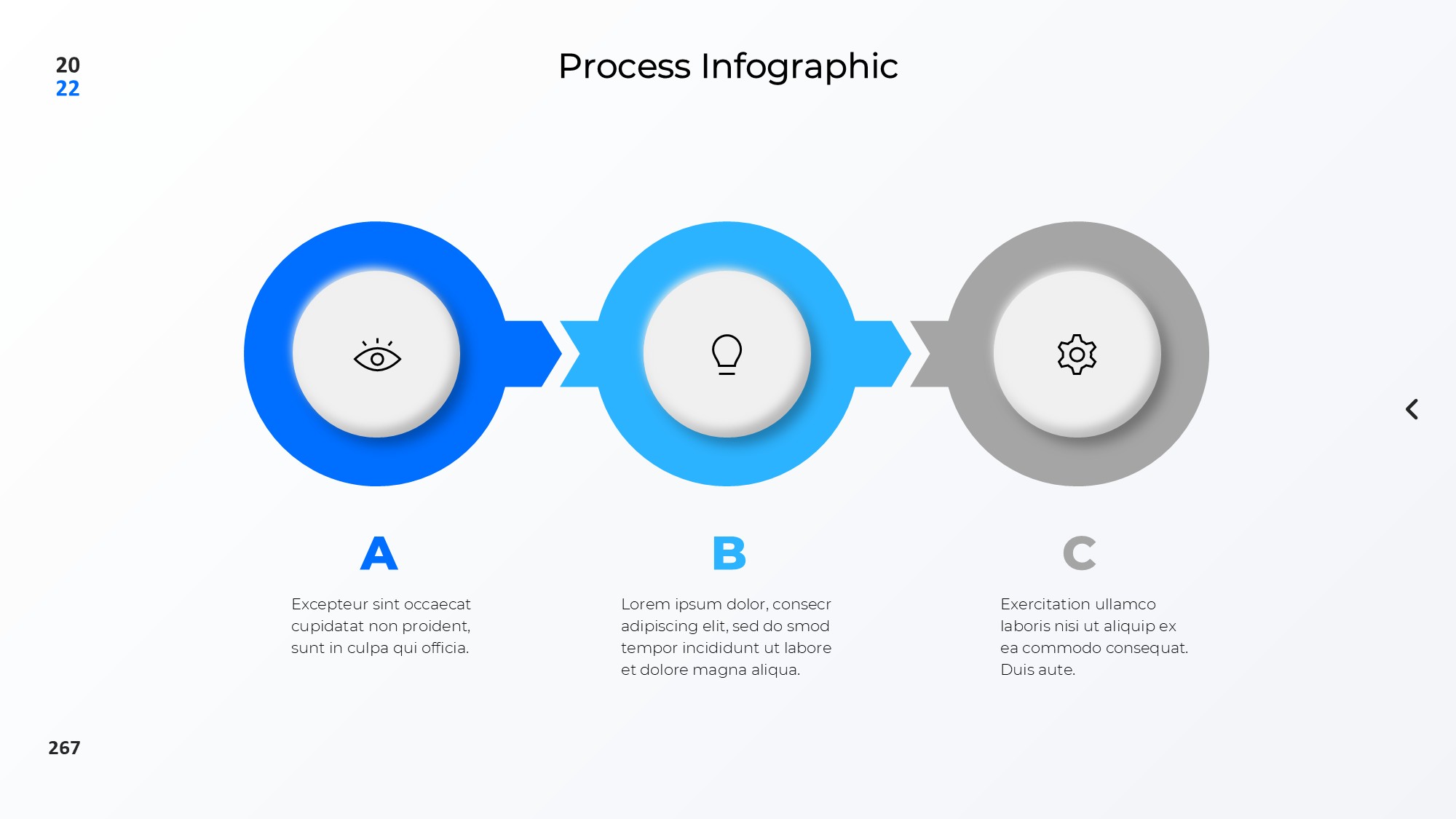 圆形循环图形信息图示PPT模板