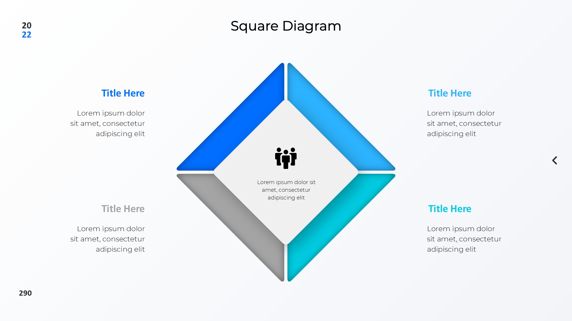 圆形循环图形信息图示PPT模板