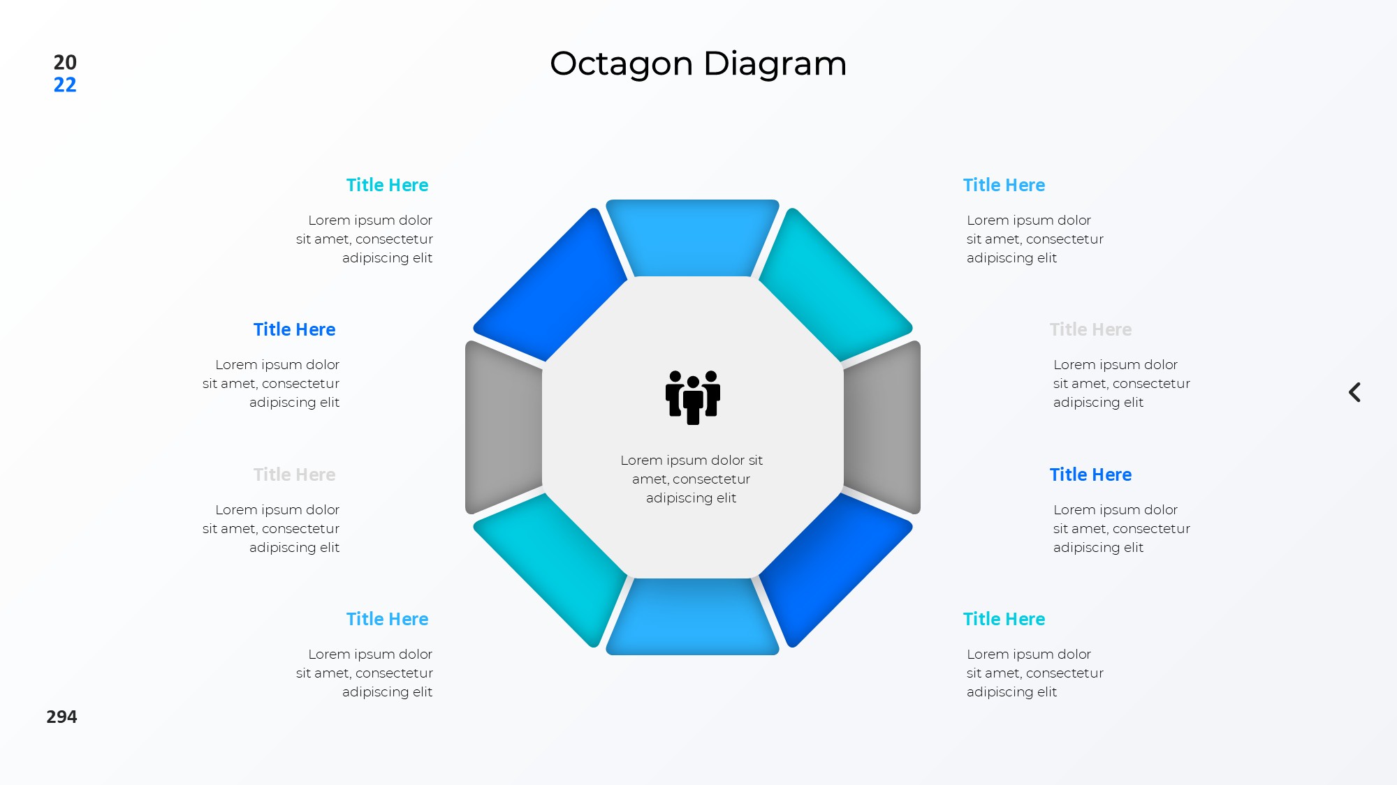 圆形循环图形信息图示PPT模板