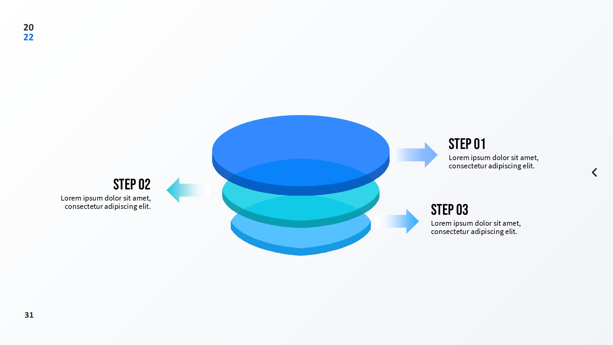 圆形循环图形信息图示PPT模板