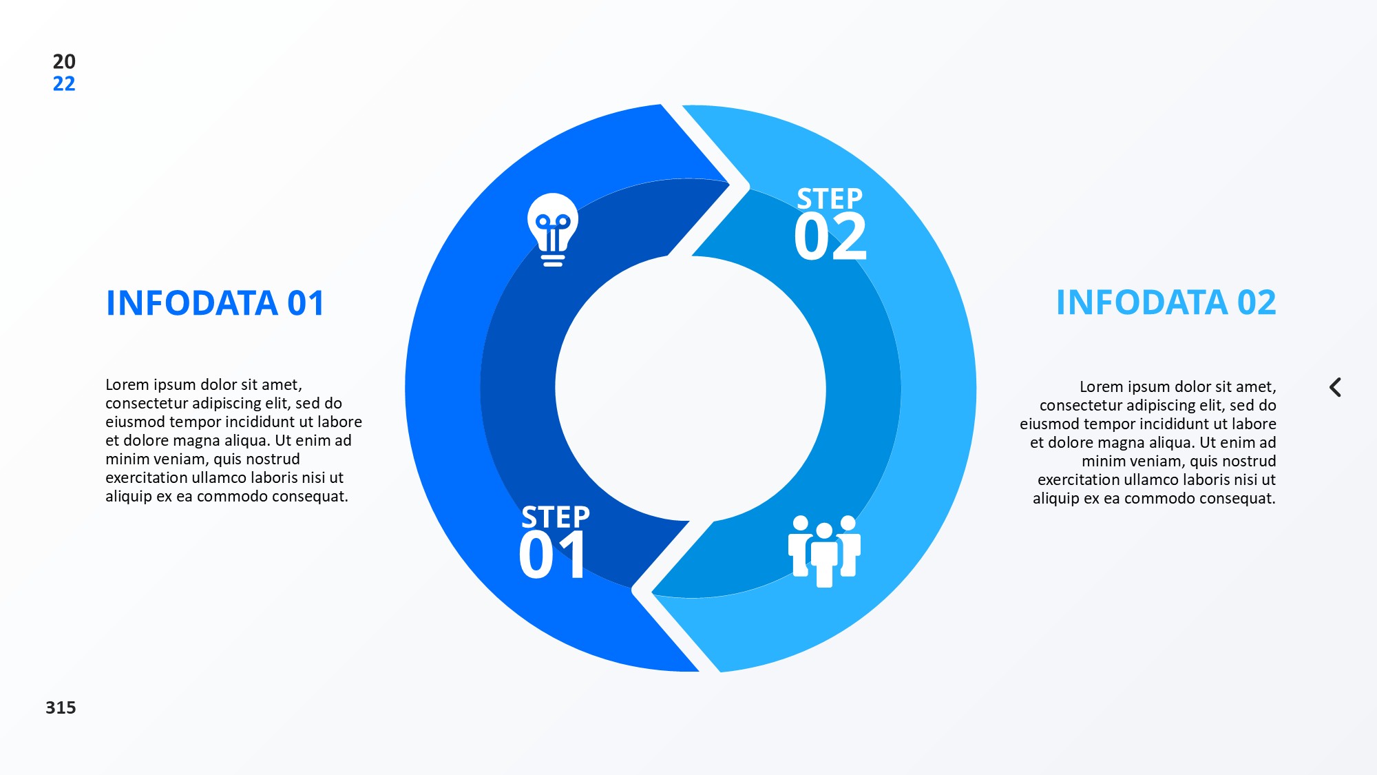 圆形循环图形信息图示PPT模板